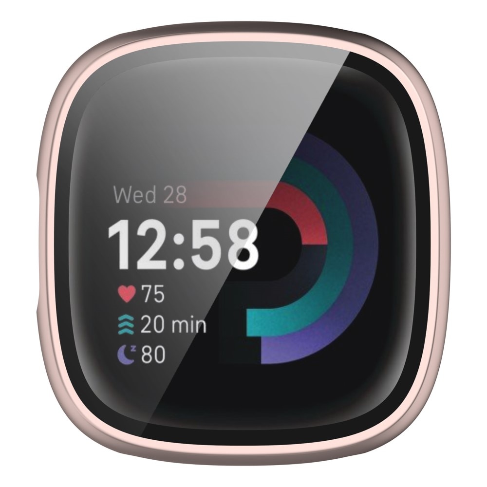 Fitbit Sense 2 Full Cover Case Rose Gold