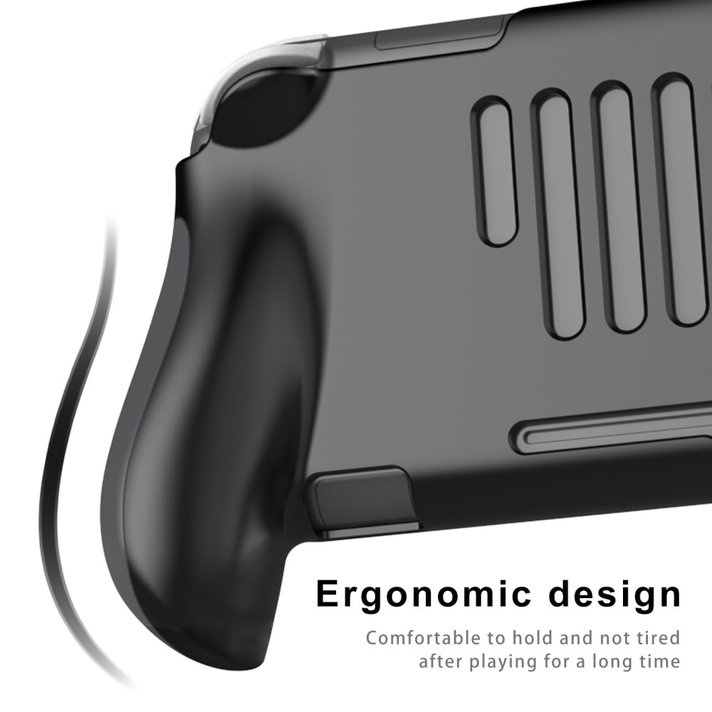 Ergonomic Handle Case Nintendo Switch Lite Grey