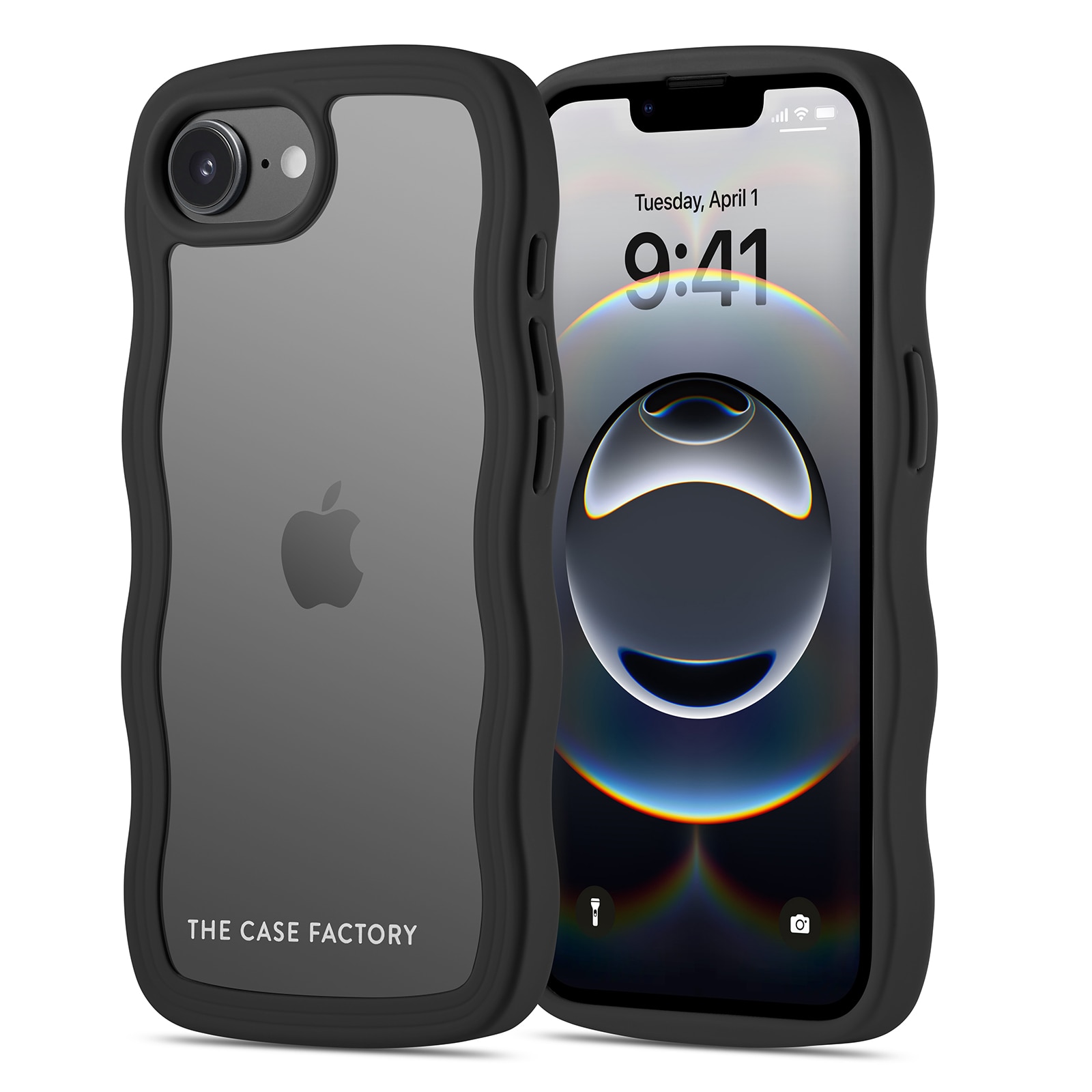 iPhone 16e The Wave Case Black