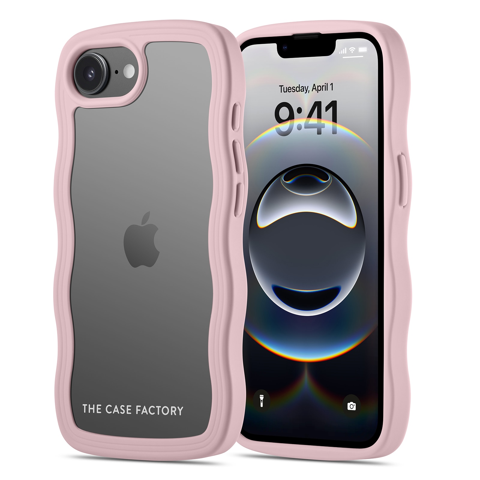 iPhone 16e The Wave Case Pink