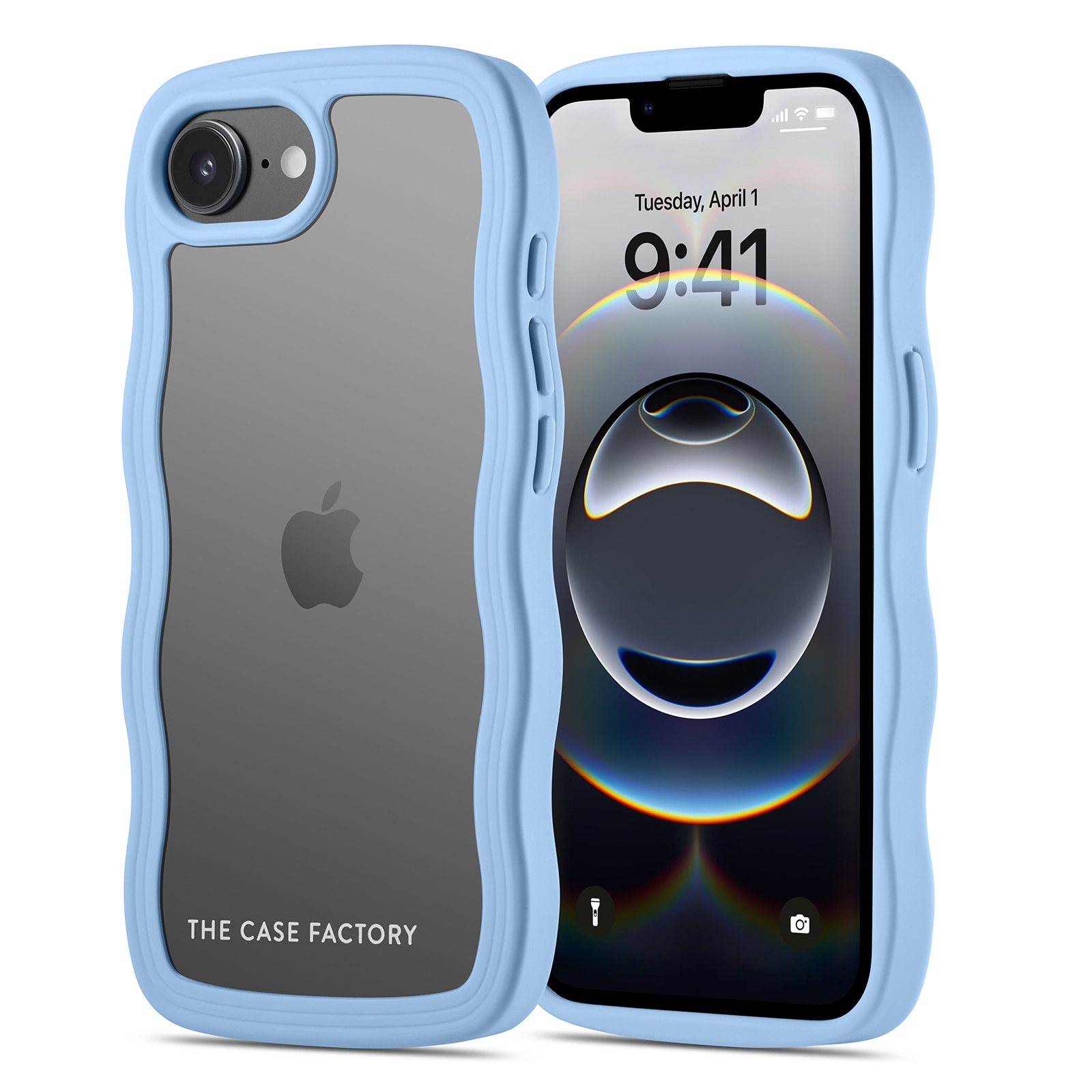 iPhone 16e The Wave Case Blue