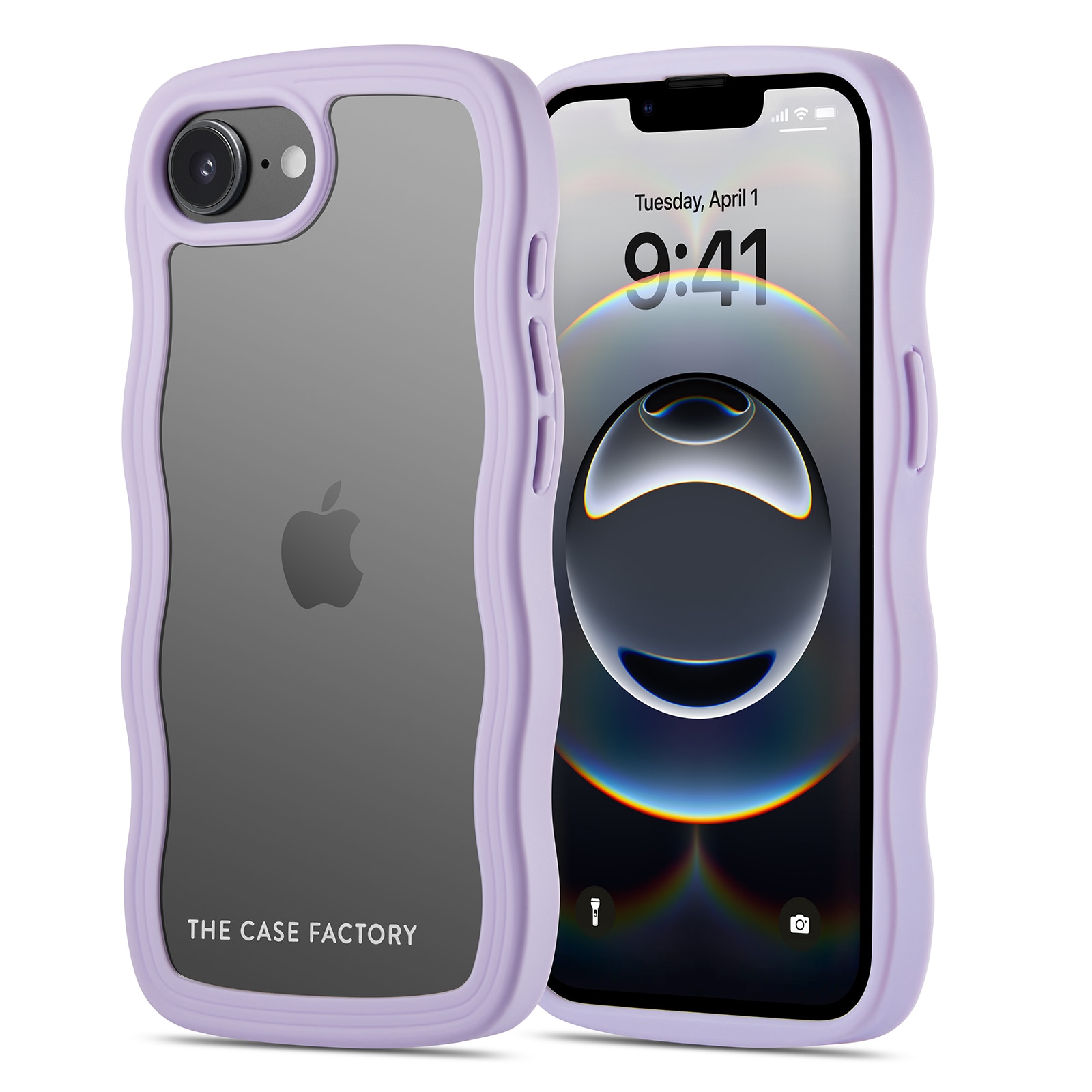 iPhone 16e The Wave Case Purple