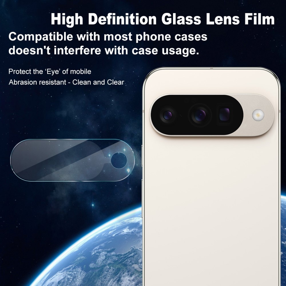 Google Pixel 10 Tempered Glass Camera Protector Transparent