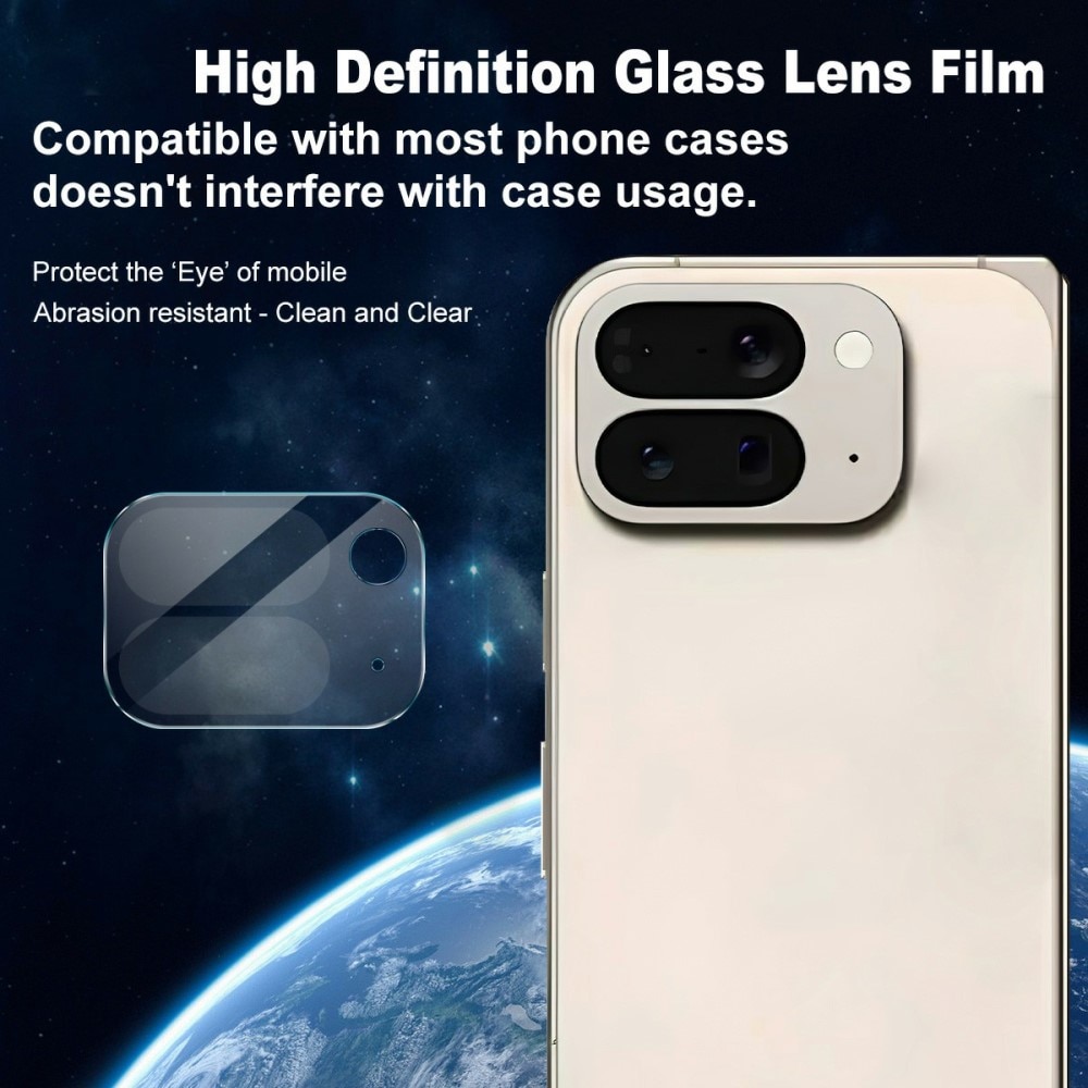 Google Pixel 10 Pro Fold Tempered Glass 0.2mm Lens Protector Transparent