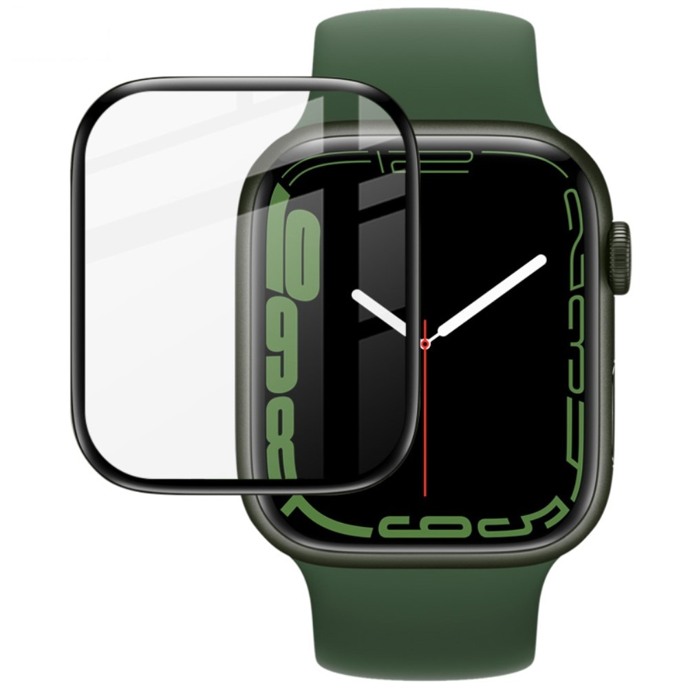 Apple Watch 45mm Series 8 Screen Protector Plexiglass Transparent/Black