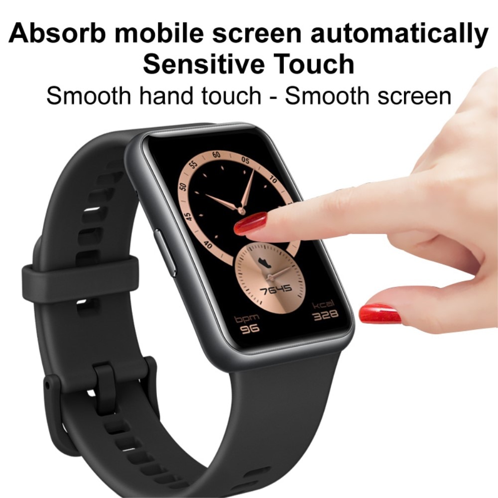 Apple Watch 41mm Series 8 Screen Protector Plexiglass Transparent/Black