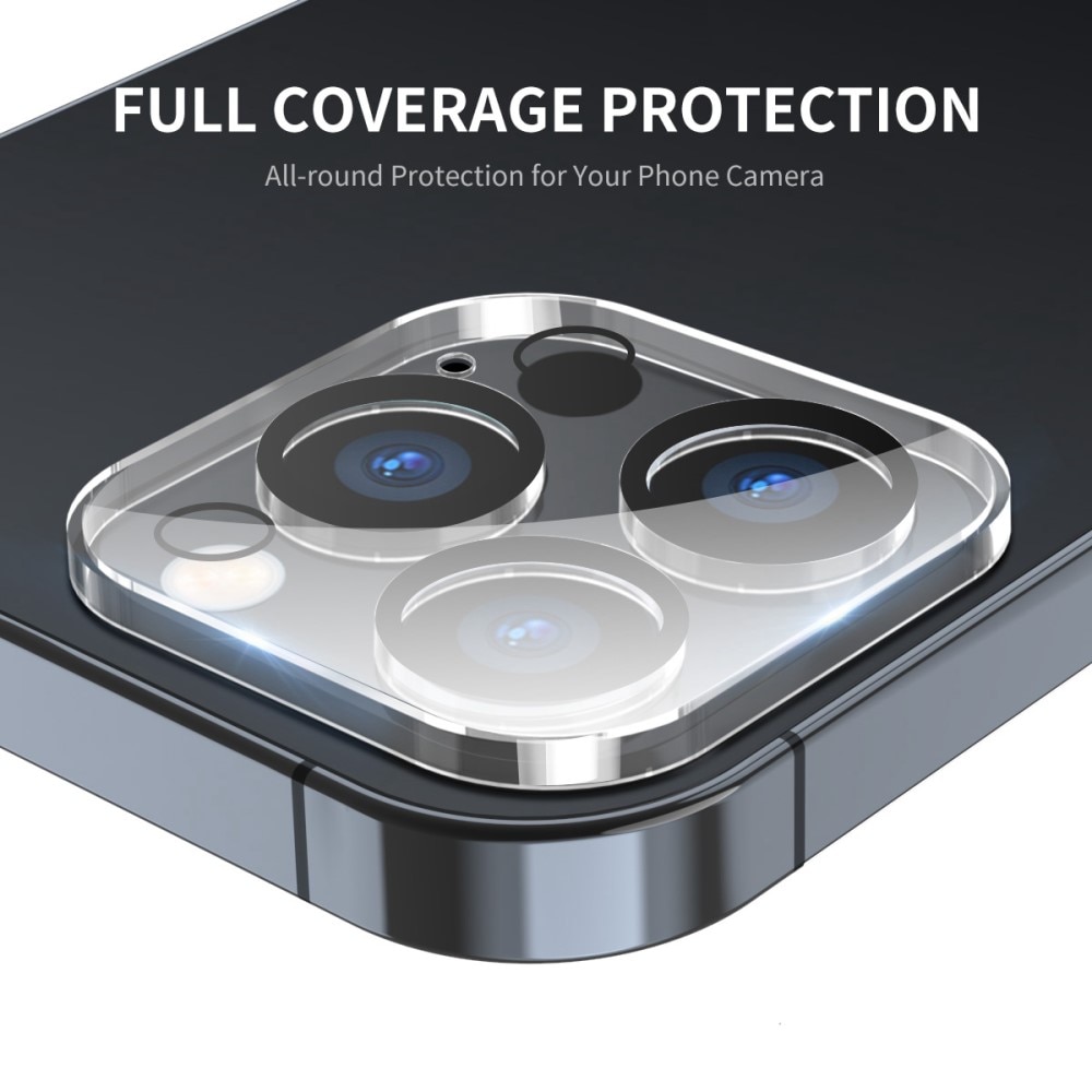 iPhone 14 Pro Tempered Glass Lens Protector Aluminium Transparent