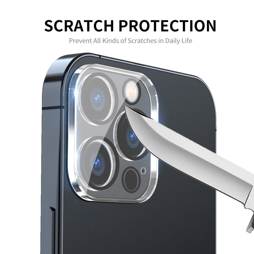 iPhone 14 Pro Max Tempered Glass Lens Protector Aluminium Transparent