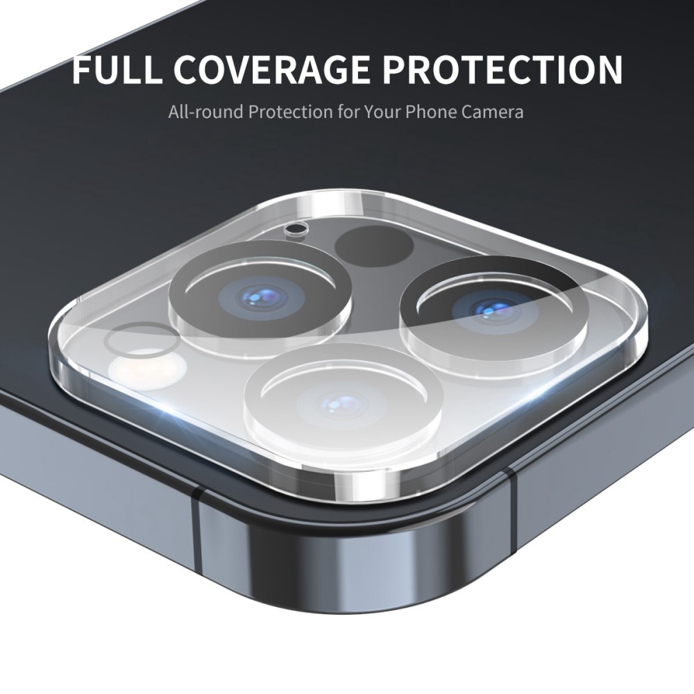 iPhone 13 Pro Max Tempered Glass Lens Protector Aluminium Transparent
