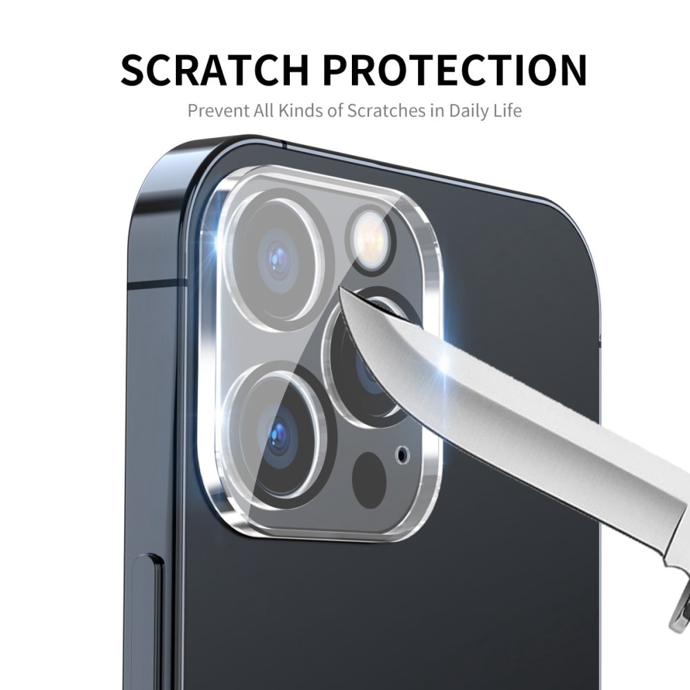 iPhone 13 Pro Max Tempered Glass Lens Protector Aluminium Transparent