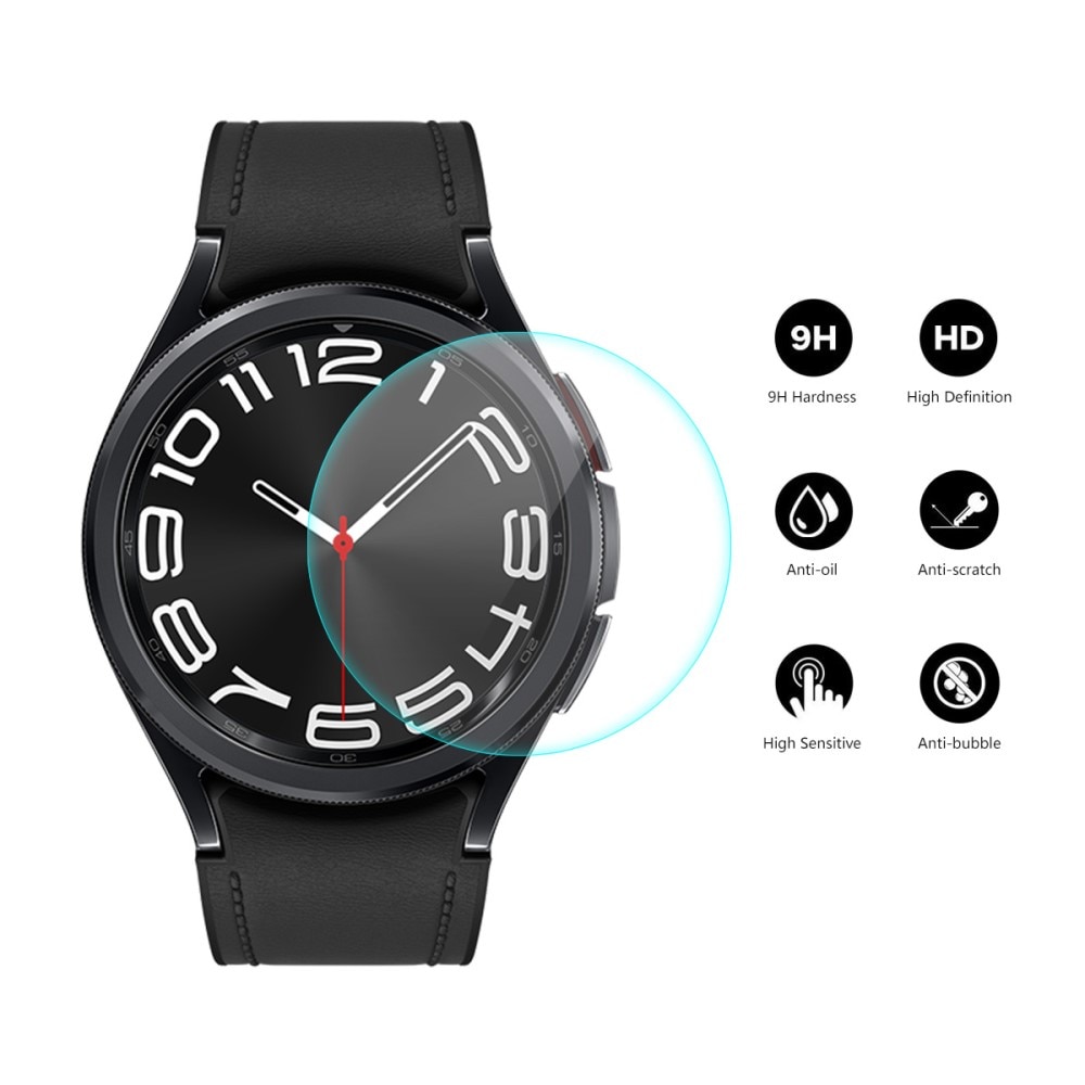 Samsung Galaxy Watch 6 Classic 43mm Tempered Glass Screen Protector 0.2mm