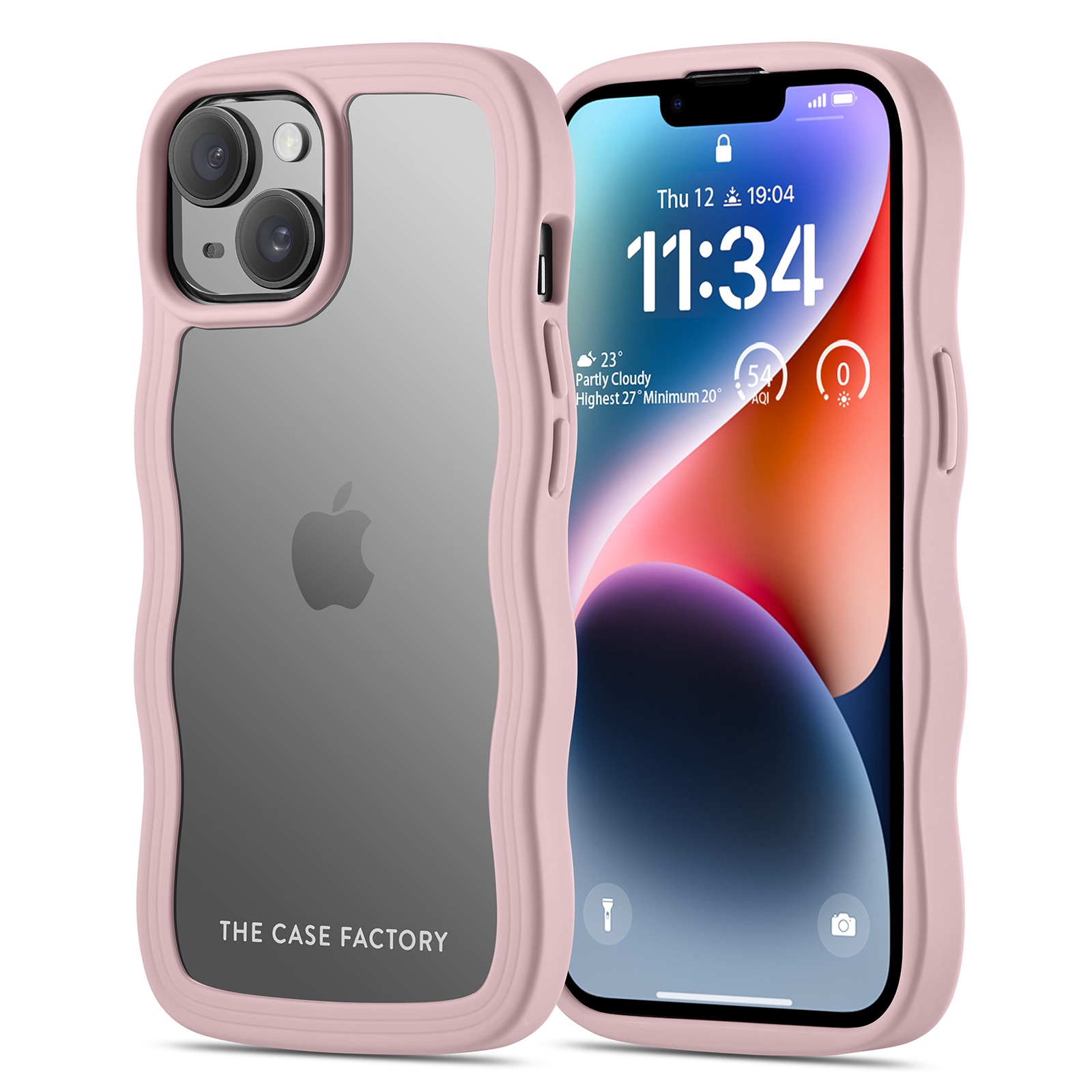 iPhone 15 The Wave Case Pink