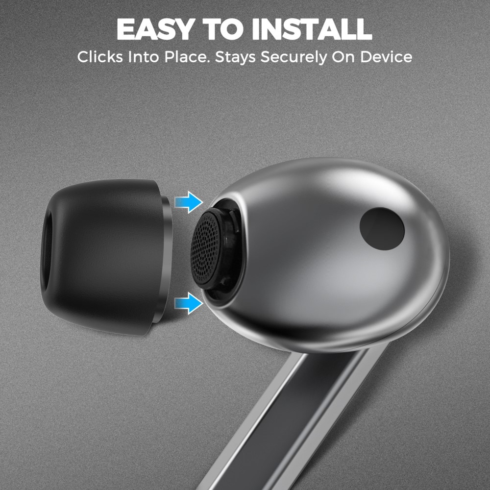 Memory Foam Ear Tips (3-pack) Samsung Galaxy Buds 3 Pro Black