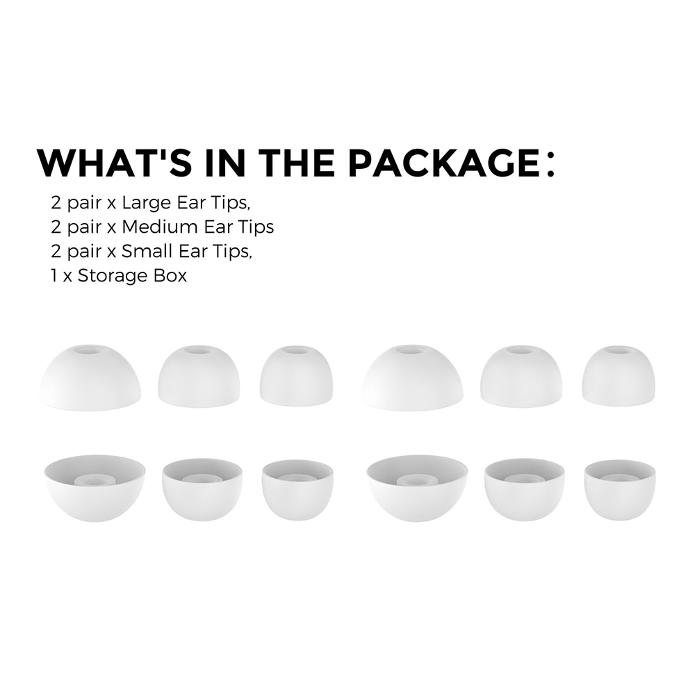 Ear Tips (3-pack) Beats Studio Buds Plus White