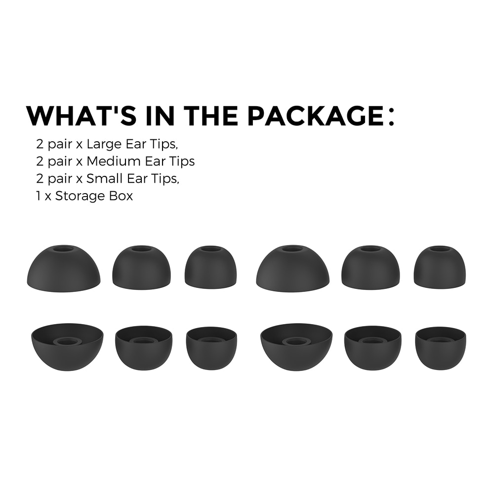Ear Tips (3-pack) Beats Studio Buds Plus Black