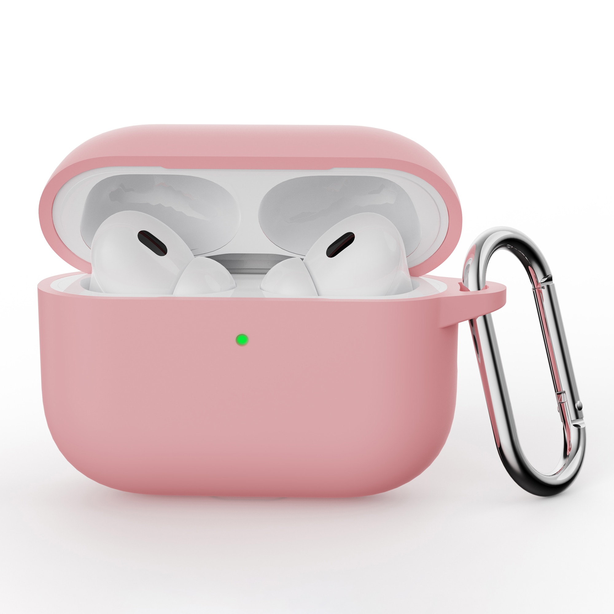 Silicone Cover with Carabiner Apple AirPods Pro 3 Blue