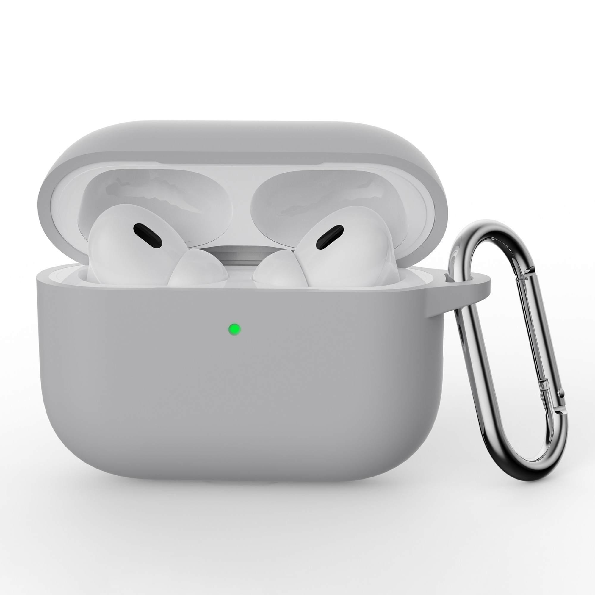 Silicone Cover with Carabiner Apple AirPods Pro 3 Blue