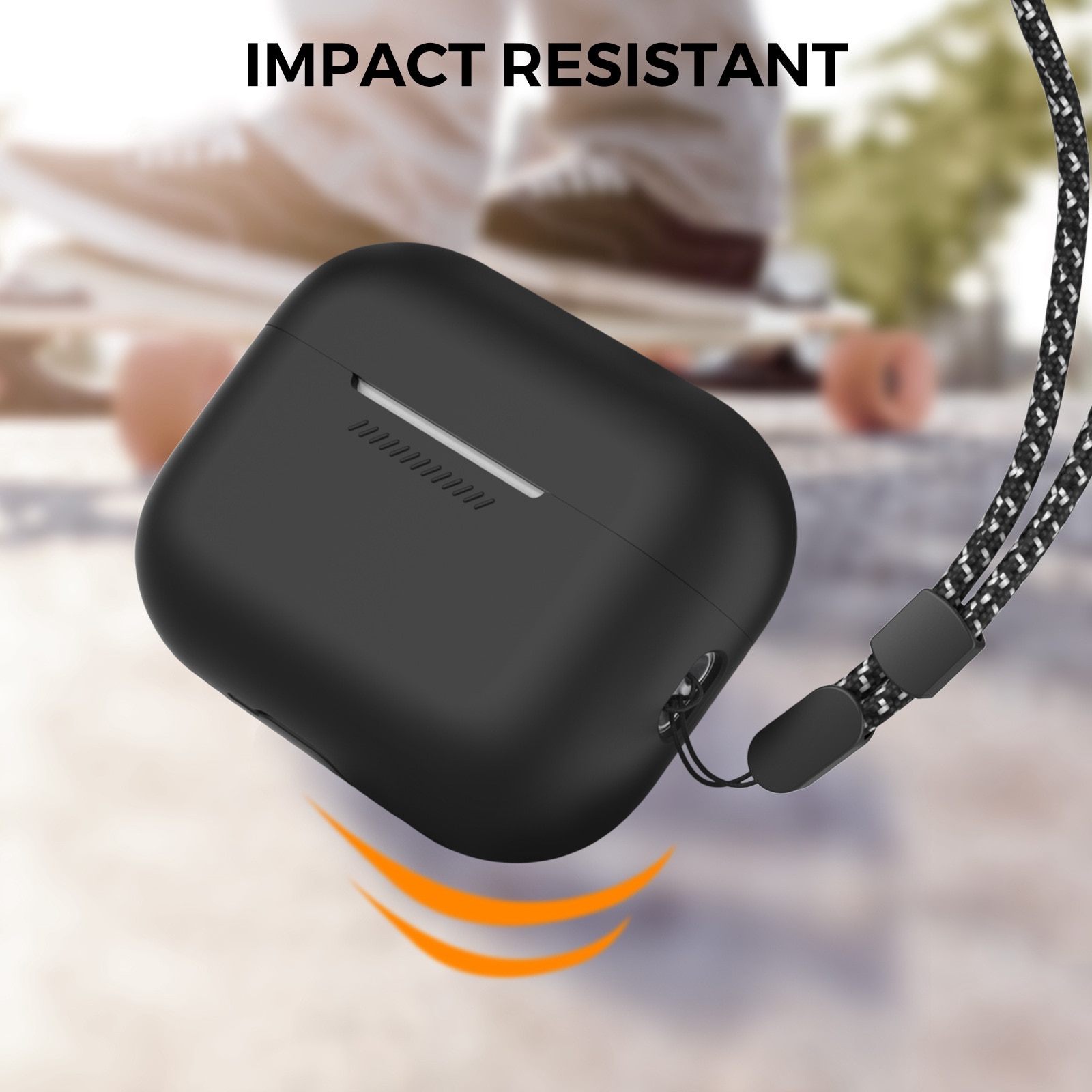Apple AirPods Pro 3 Active Silicone Case Black