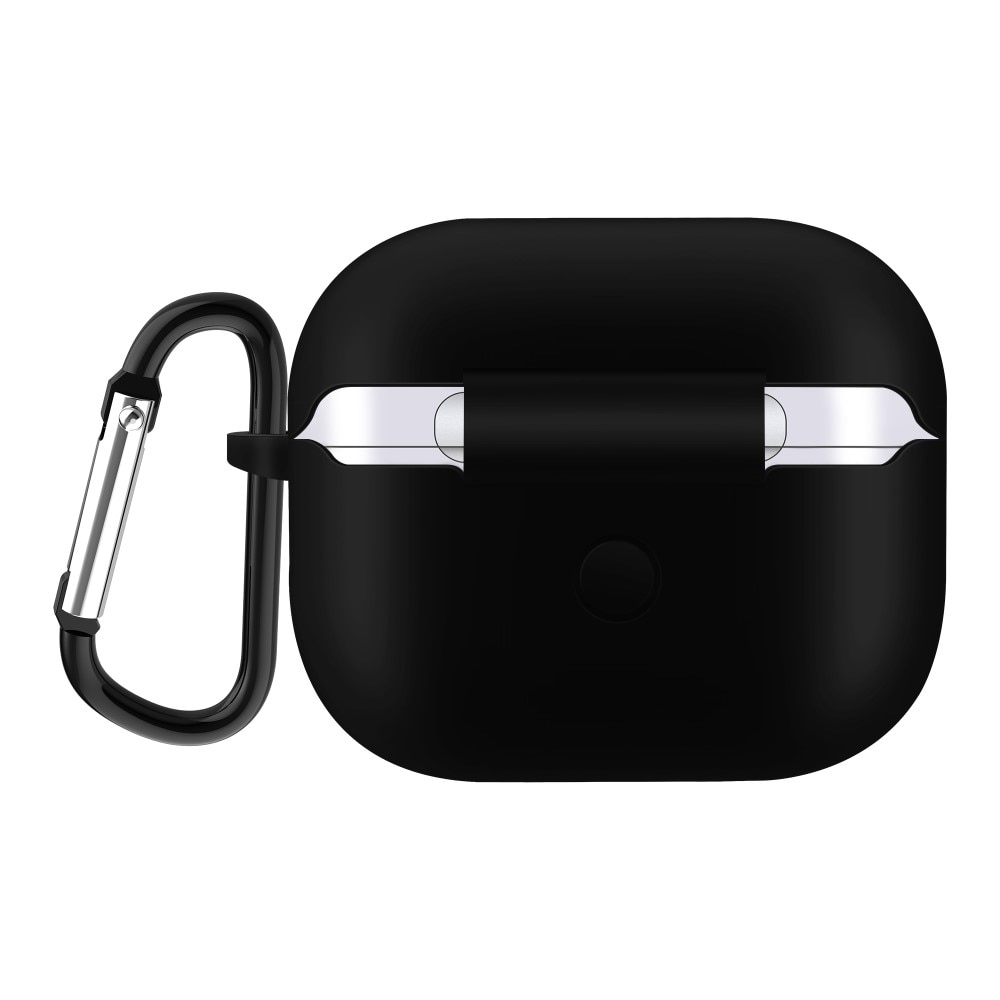 AirPods 3 Silicone Cover with Carabiner Black