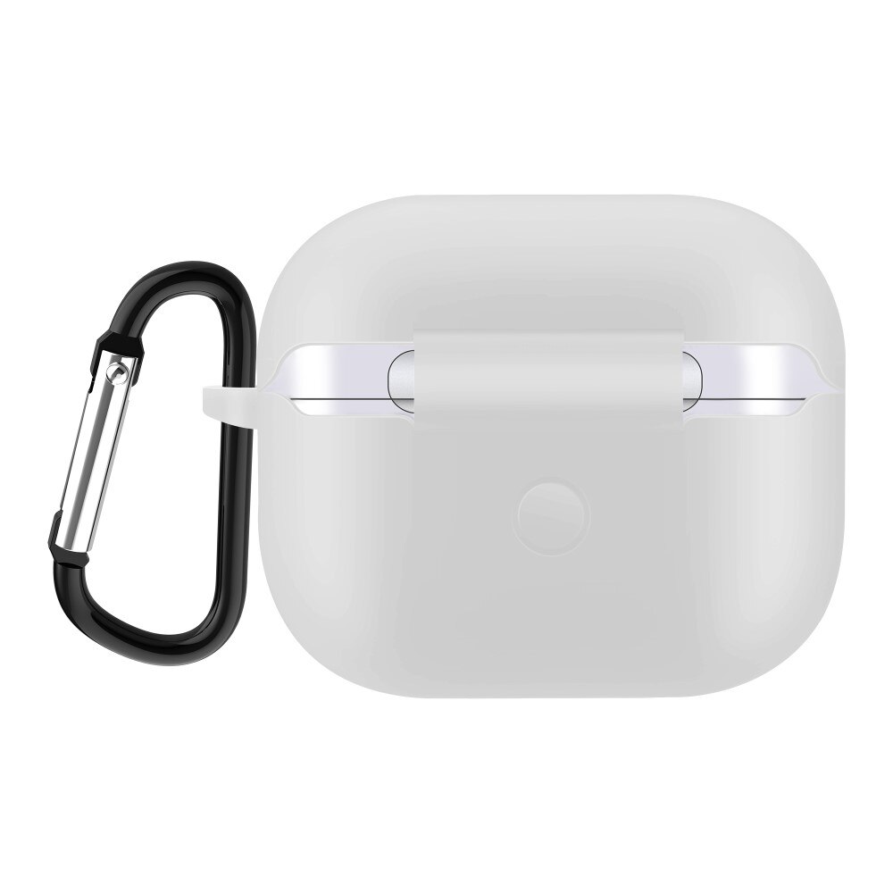 AirPods 3 Silicone Cover with Carabiner White