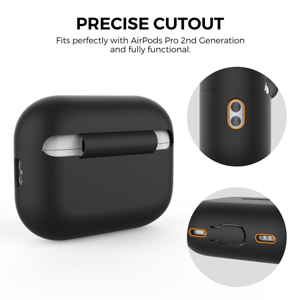 AirPods Pro 2 Active Silicone Case Black