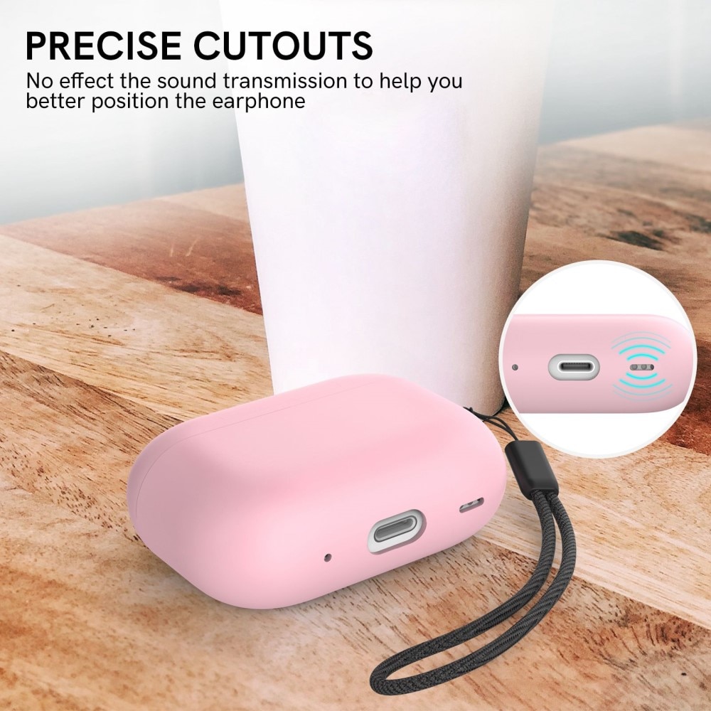 AirPods Pro 2 Silicone Handstrap Case Pink