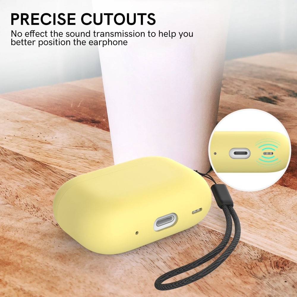 AirPods Pro 2 Silicone Handstrap Case Yellow