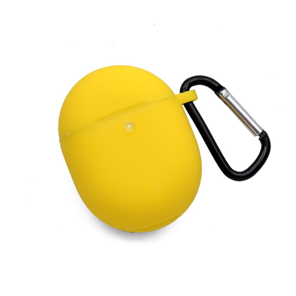 Silicone Cover with Carabiner Google Pixel Buds Pro Yellow