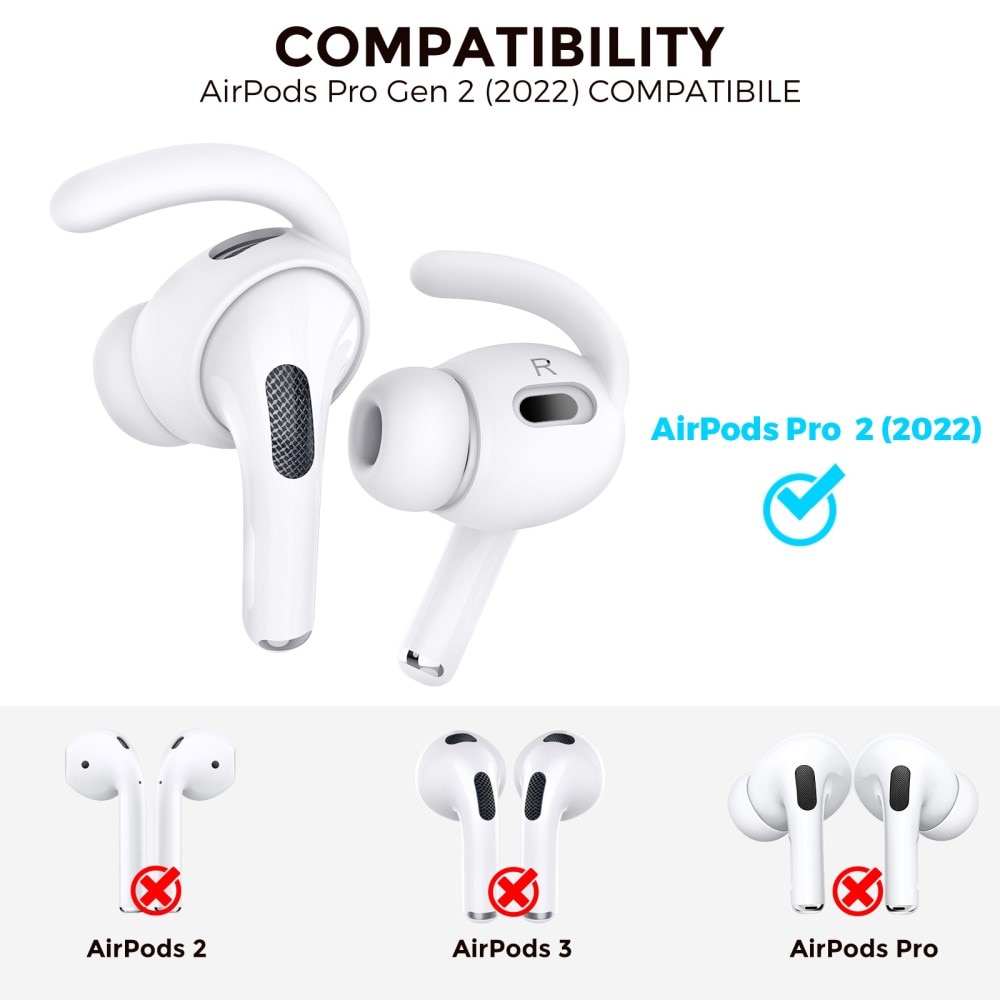 AirPods Pro 2 Sport Earhooks White