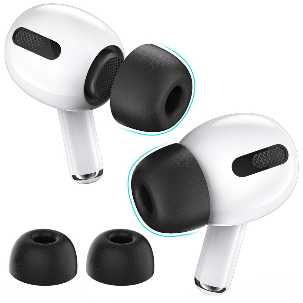 Memory Foam Ear Tips AirPods Pro (Large) Black