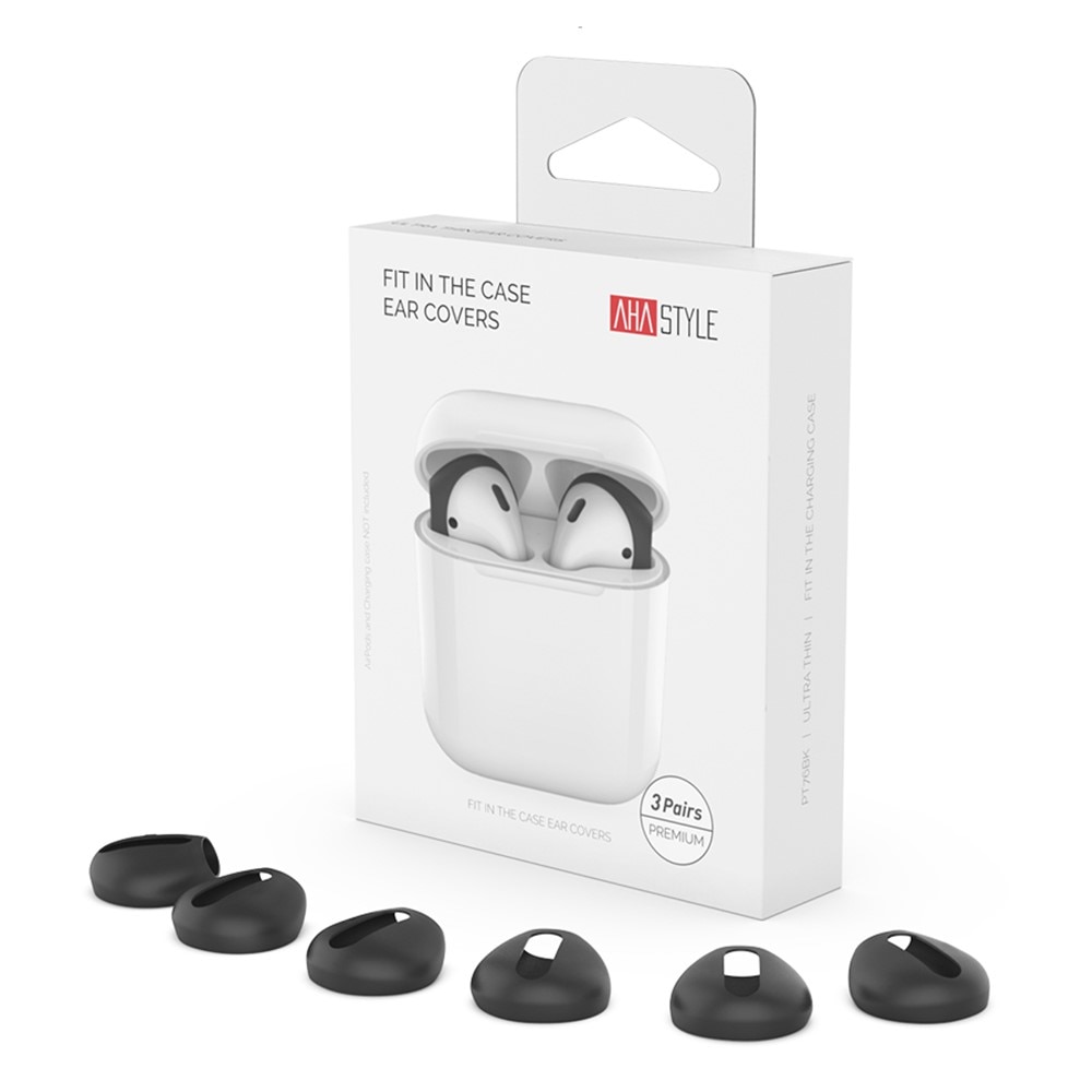AirPods Earpads Silicone (3-pack) Black
