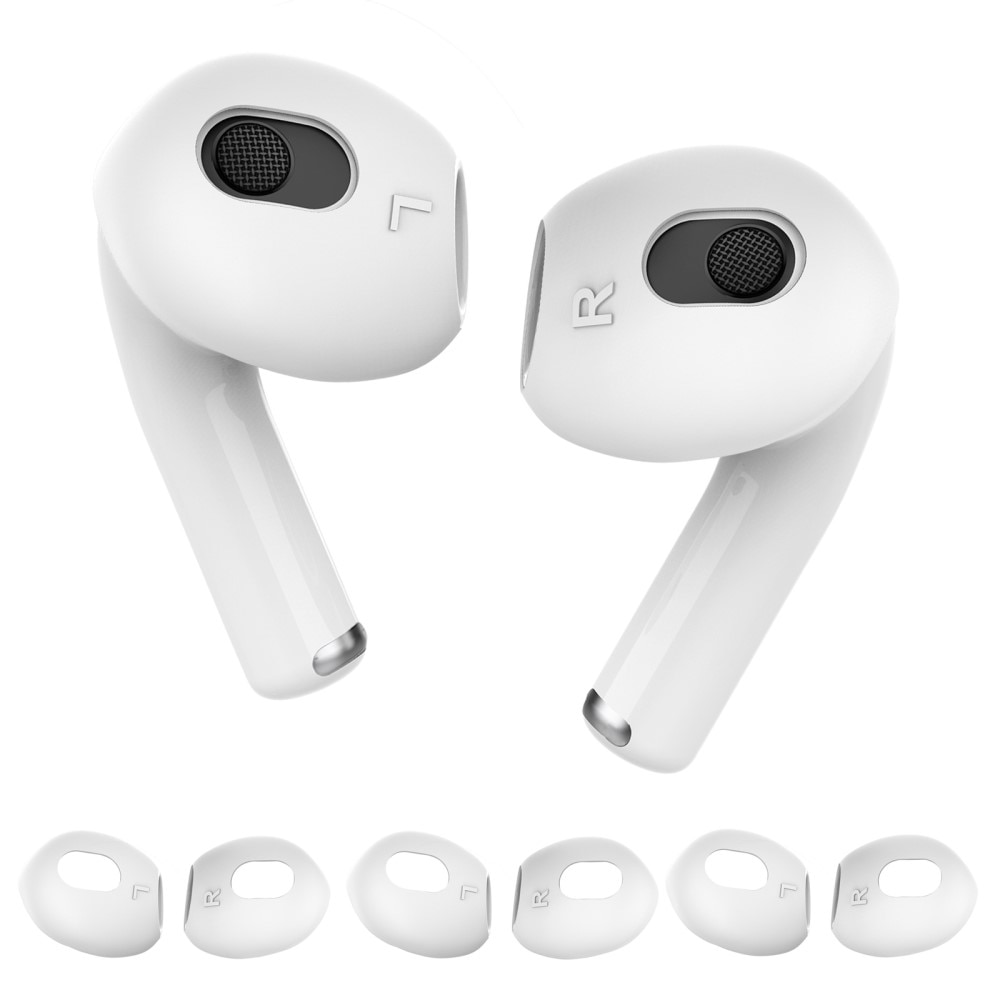 AirPods 3 Earpads Silicone (3-pack) White