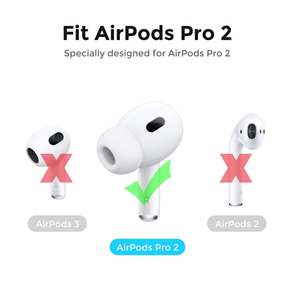 AirPods Pro 2 Earpads Silicone (3-pack) White