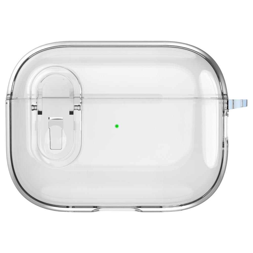 AirPods Pro 2 Case with Carabiner and Lock Transparent
