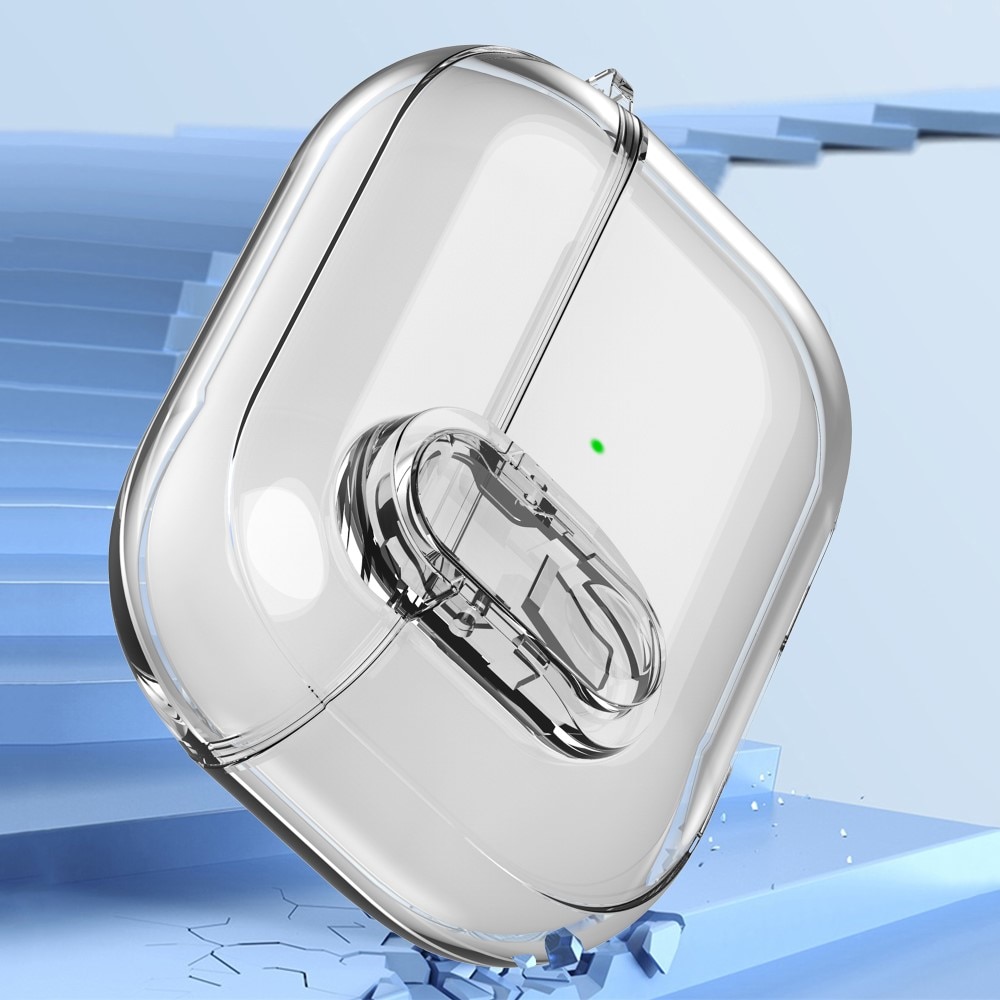 AirPods Pro Case with Carabiner and Lock Transparent