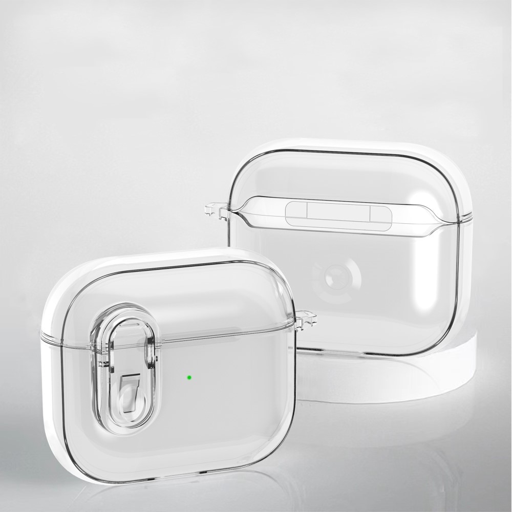 AirPods 3 Case with Carabiner and Lock Transparent