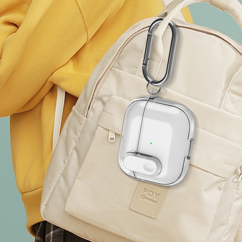 AirPods 3 Case with Carabiner and Lock Transparent