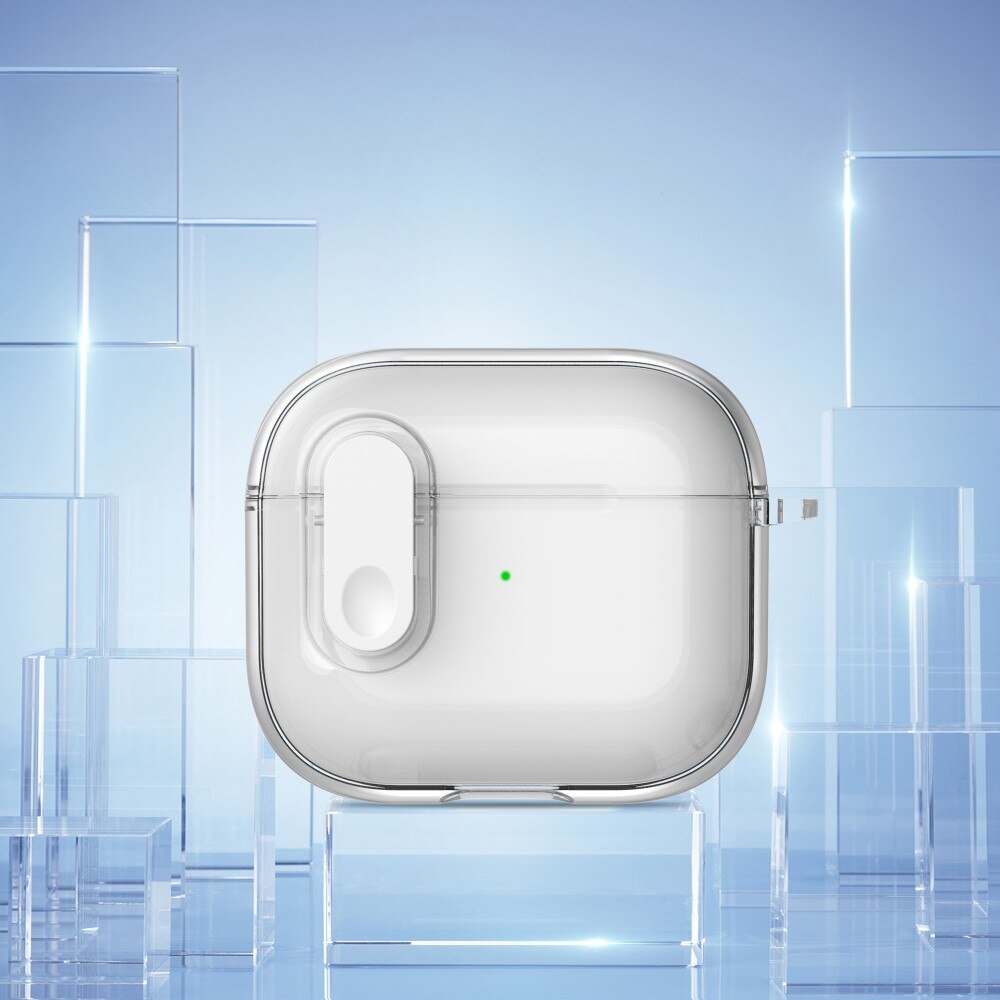 AirPods 3 Case with Carabiner and Lock Transparent