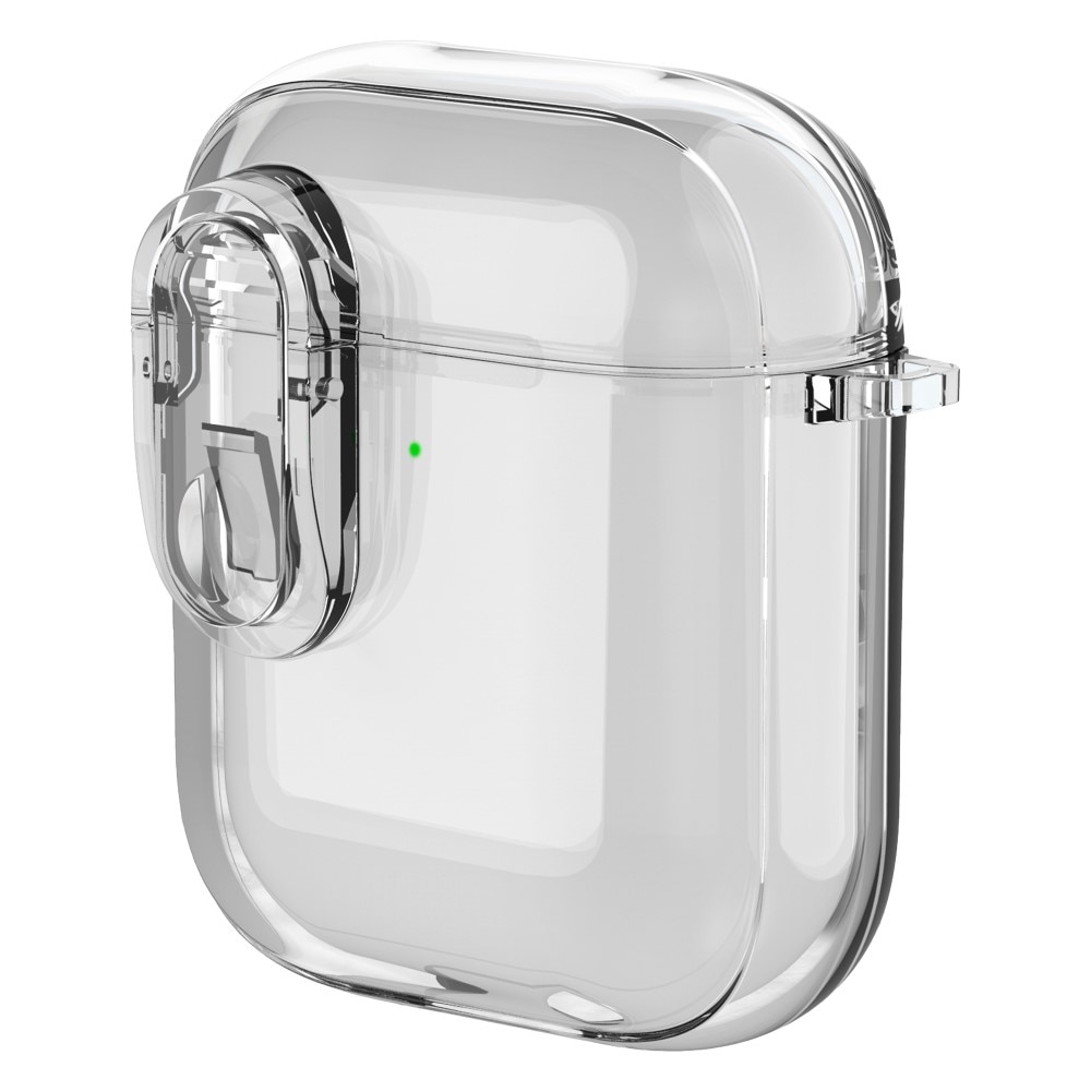 Apple AirPods Case with Carabiner and Lock Transparent