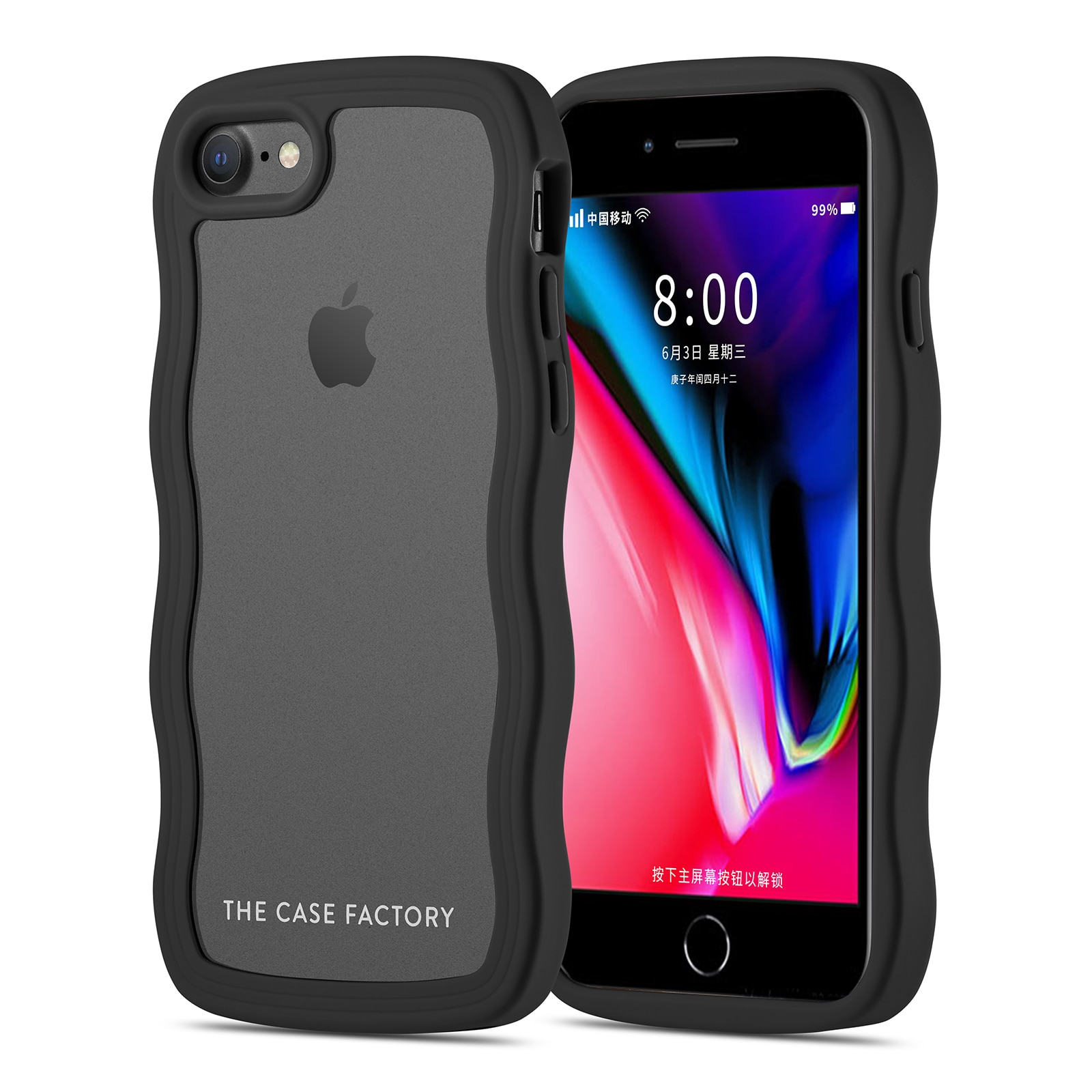 iPhone SE 2022 The Wave Case Black