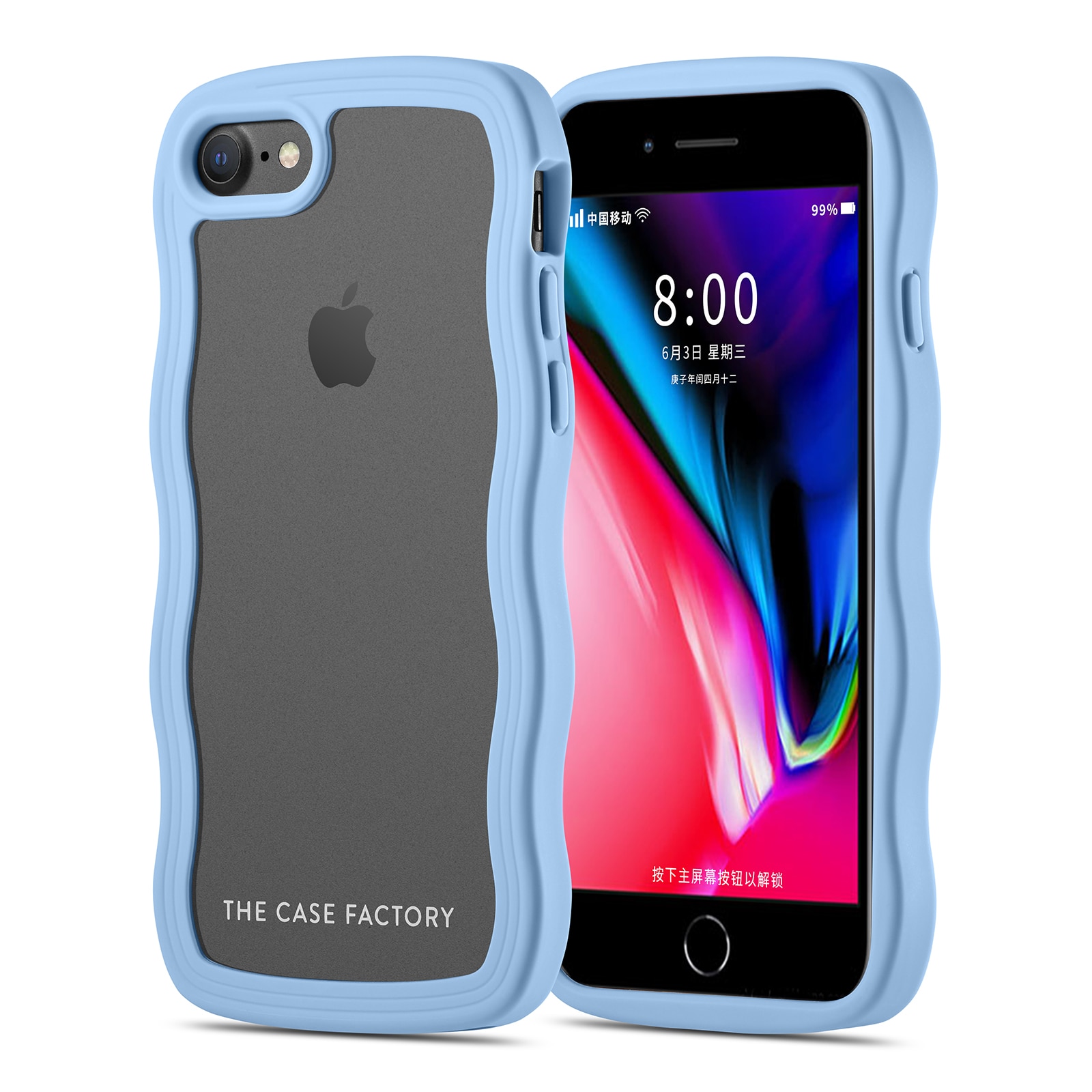 iPhone SE 2020 The Wave Case Blue