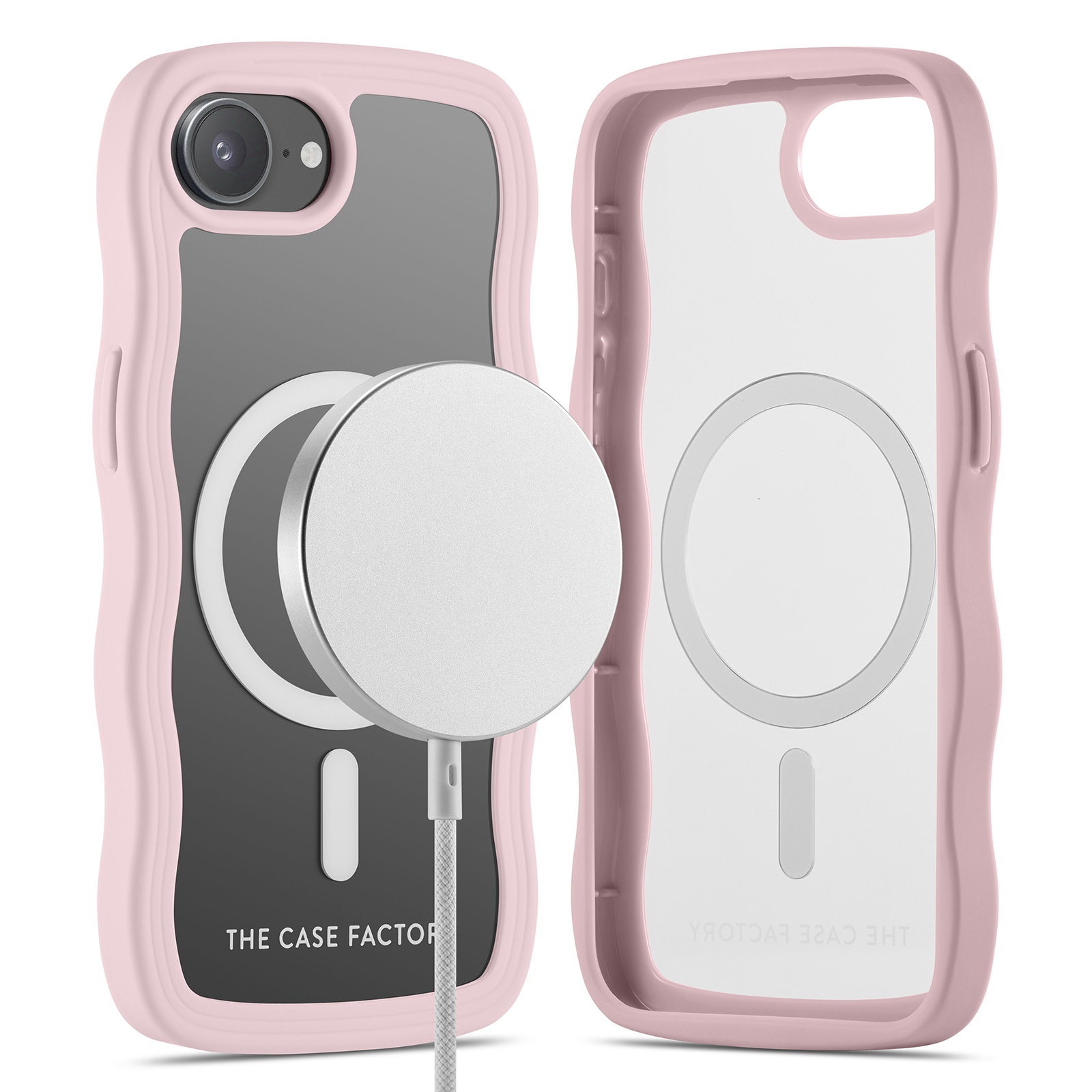 iPhone 16e The Wave Mag Case Pink
