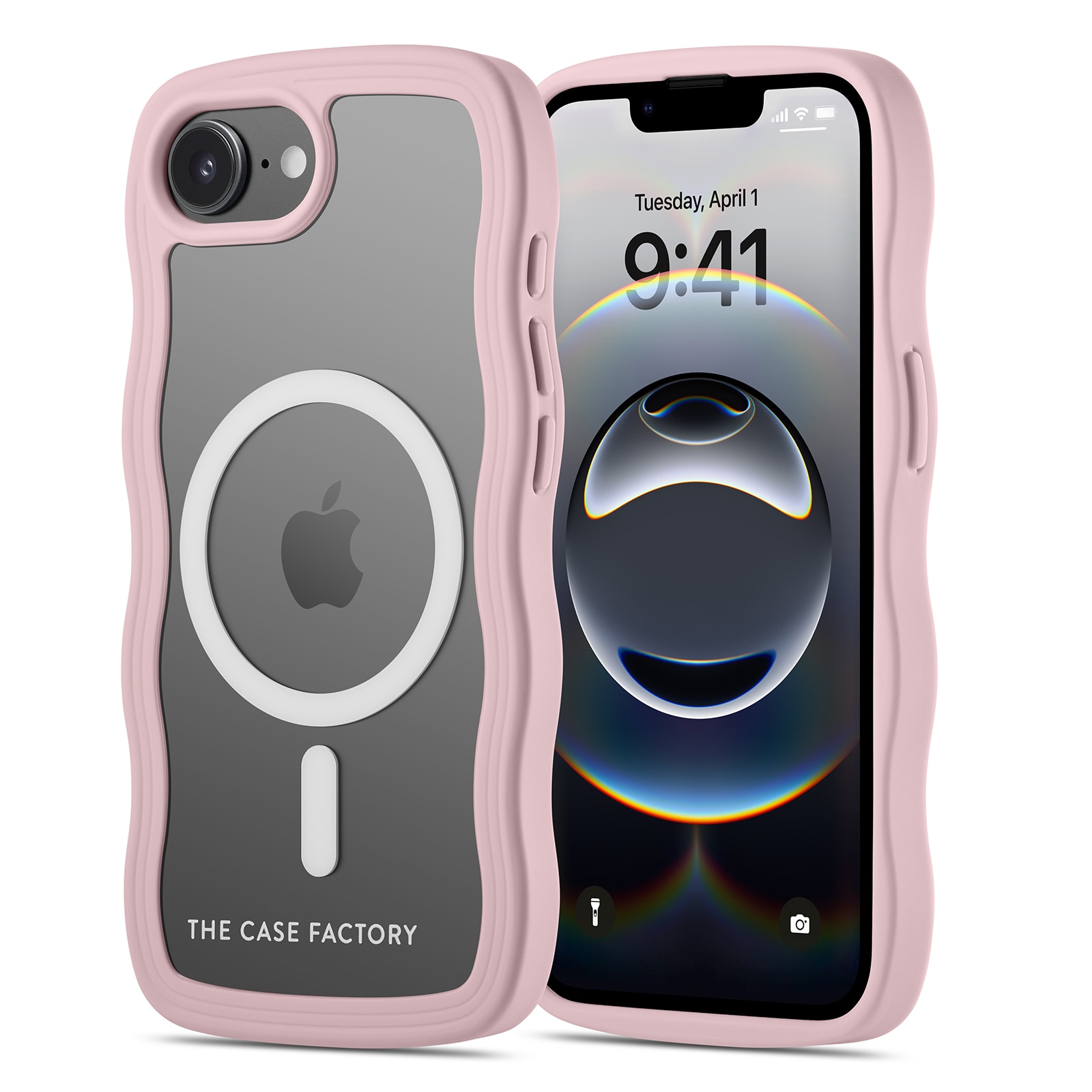 iPhone 16e The Wave Mag Case Pink