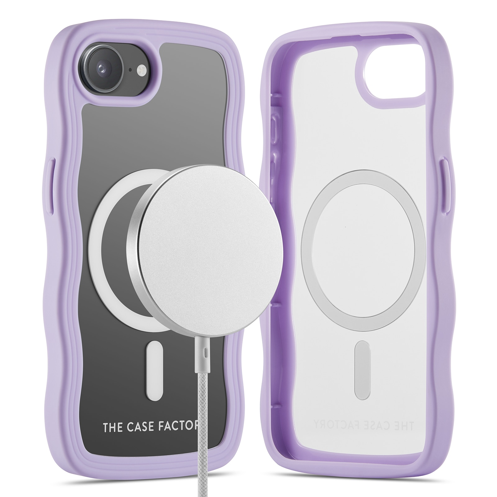 iPhone 16e The Wave Mag Case Purple