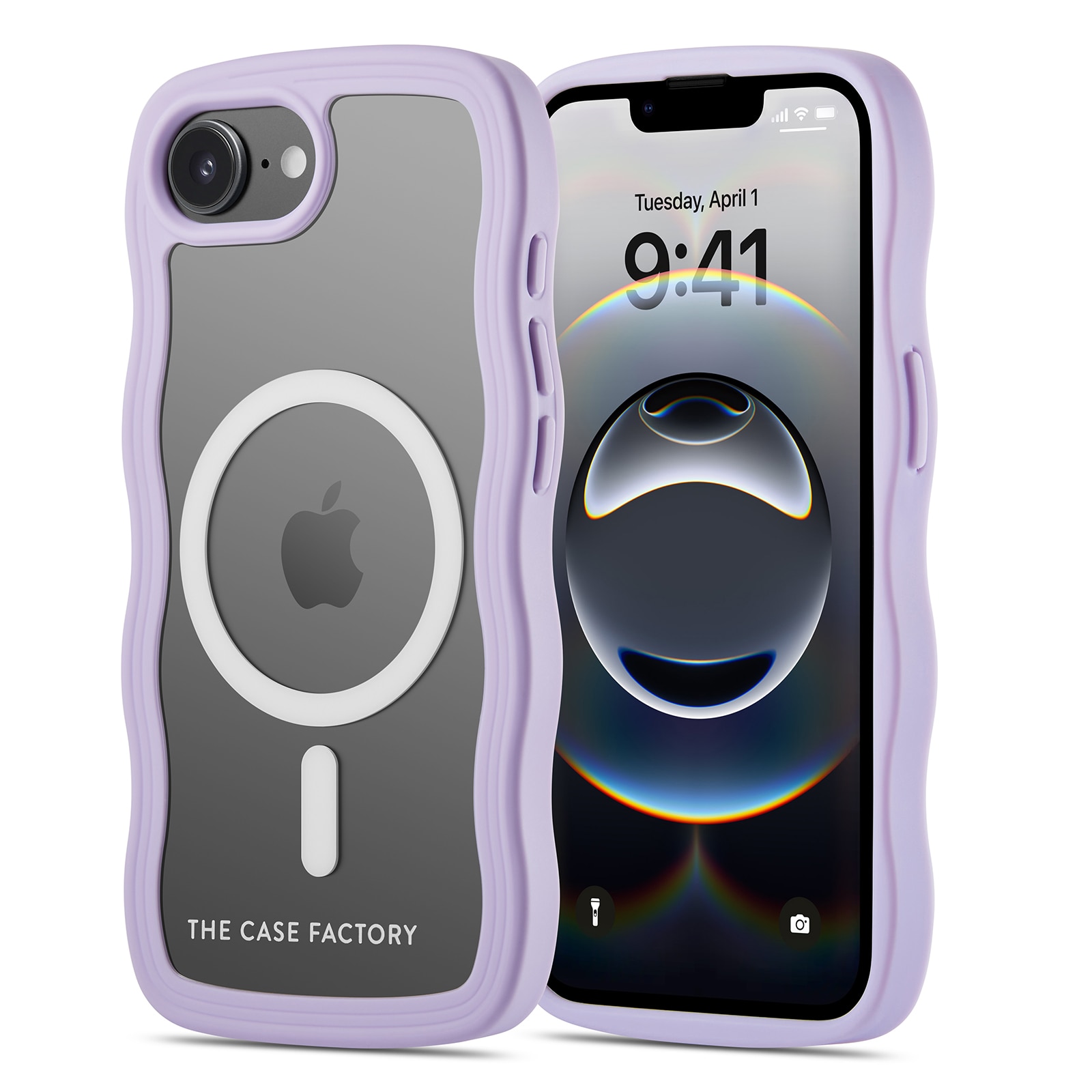 iPhone 16e The Wave Mag Case Purple