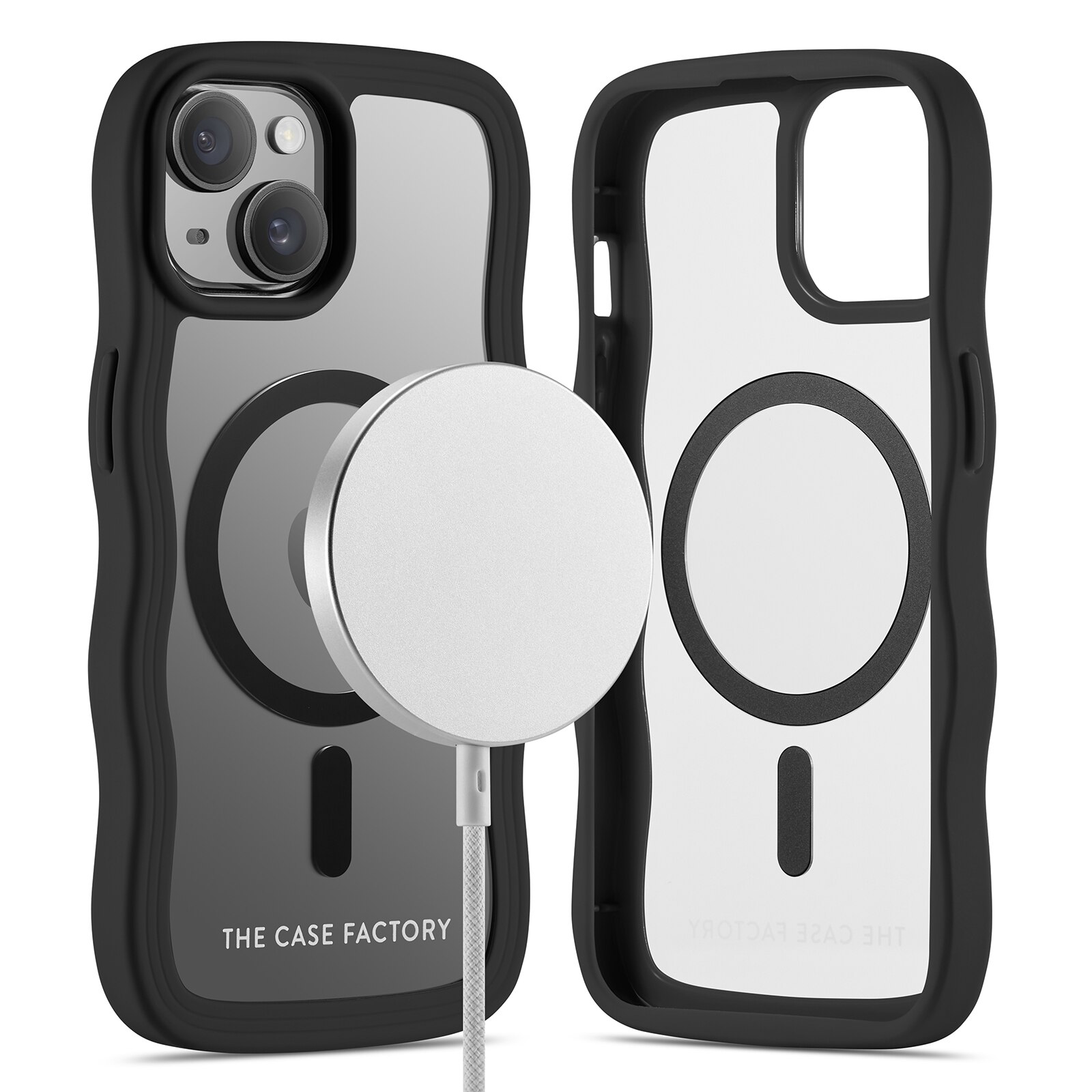 iPhone 15 The Wave Mag Case Black