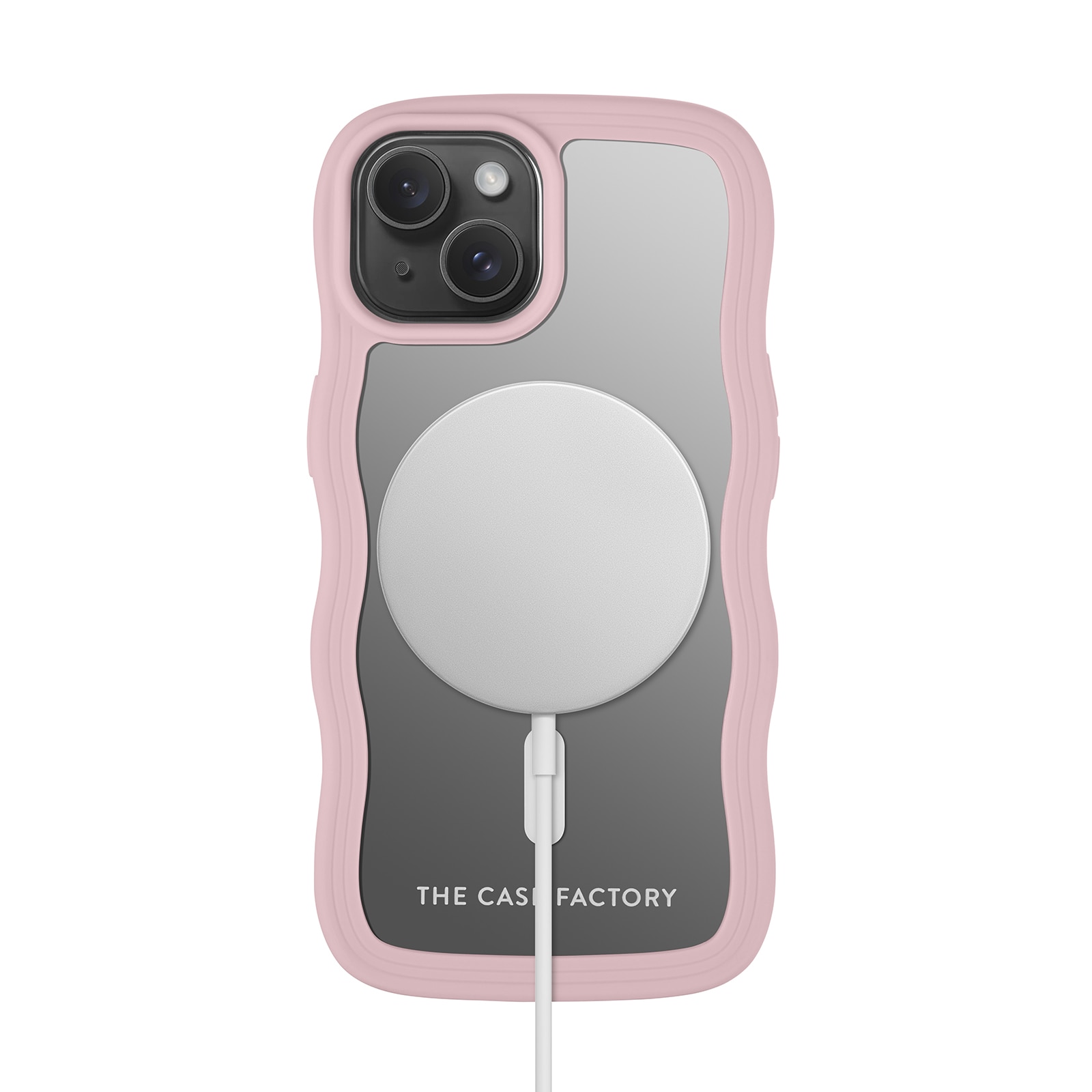 iPhone 15 The Wave Mag Case Pink