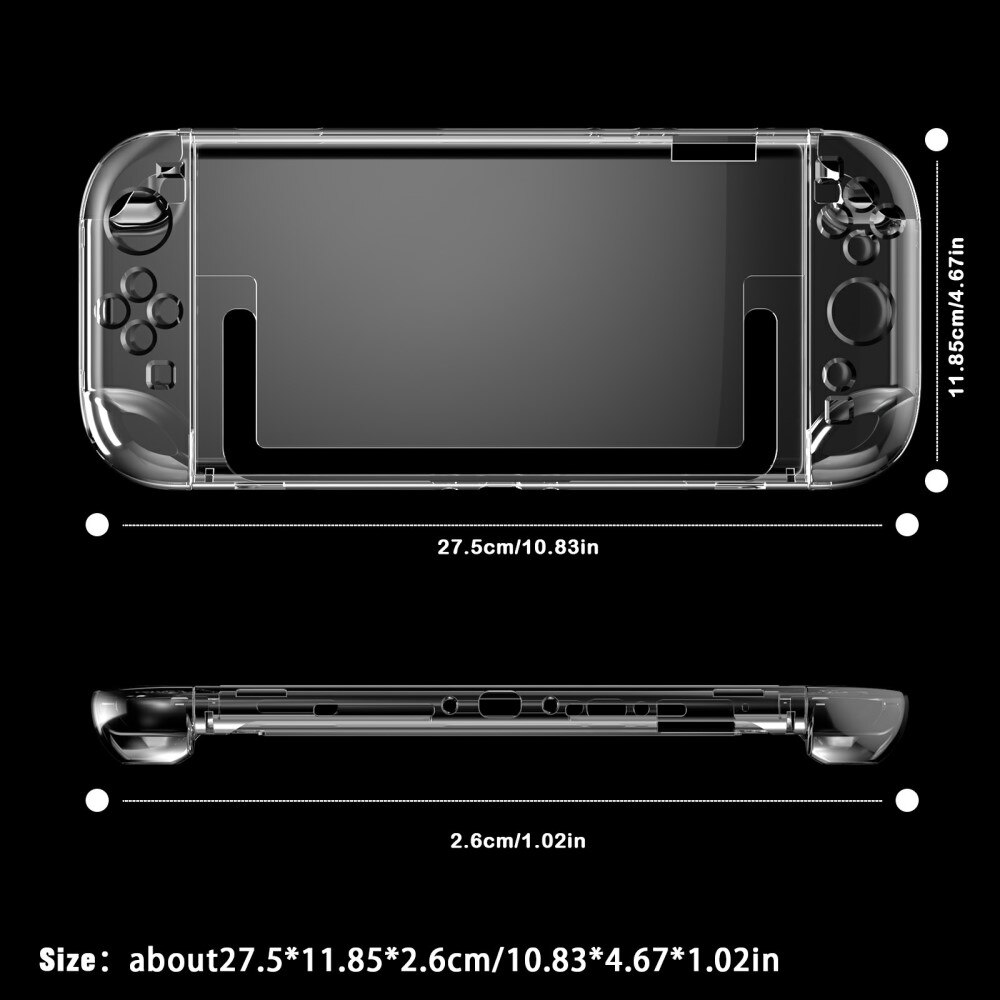 Case Nintendo Switch 2 Transparent