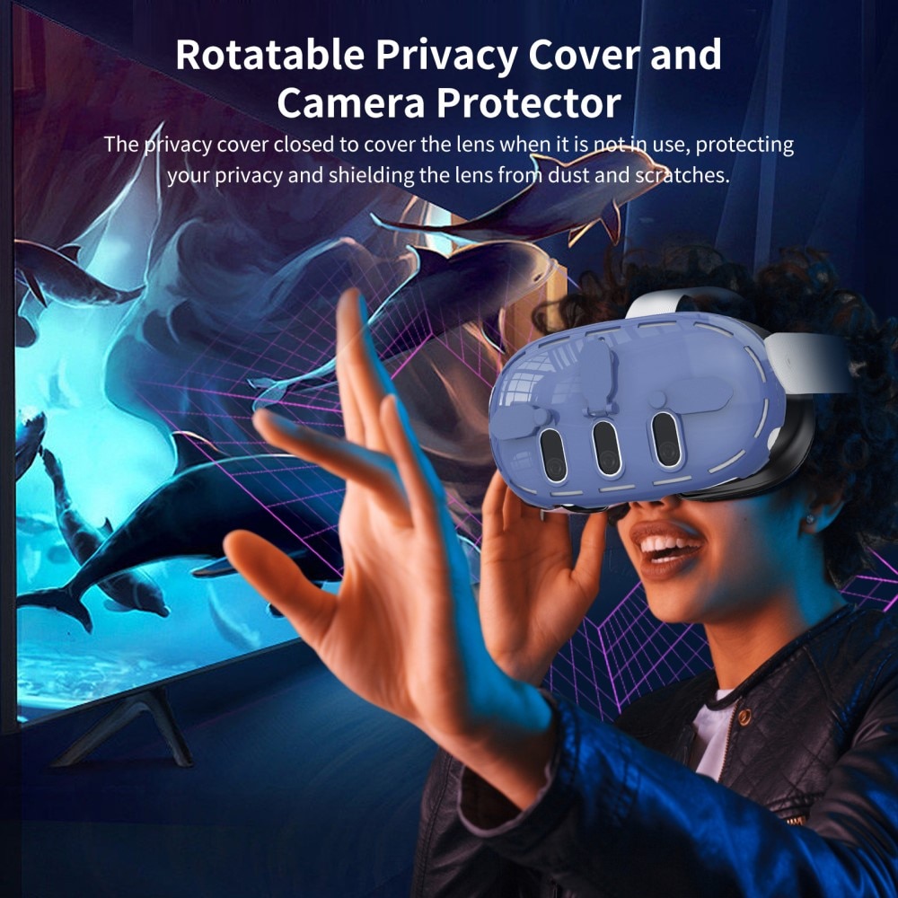 Meta Quest 3 VR Case Transparent