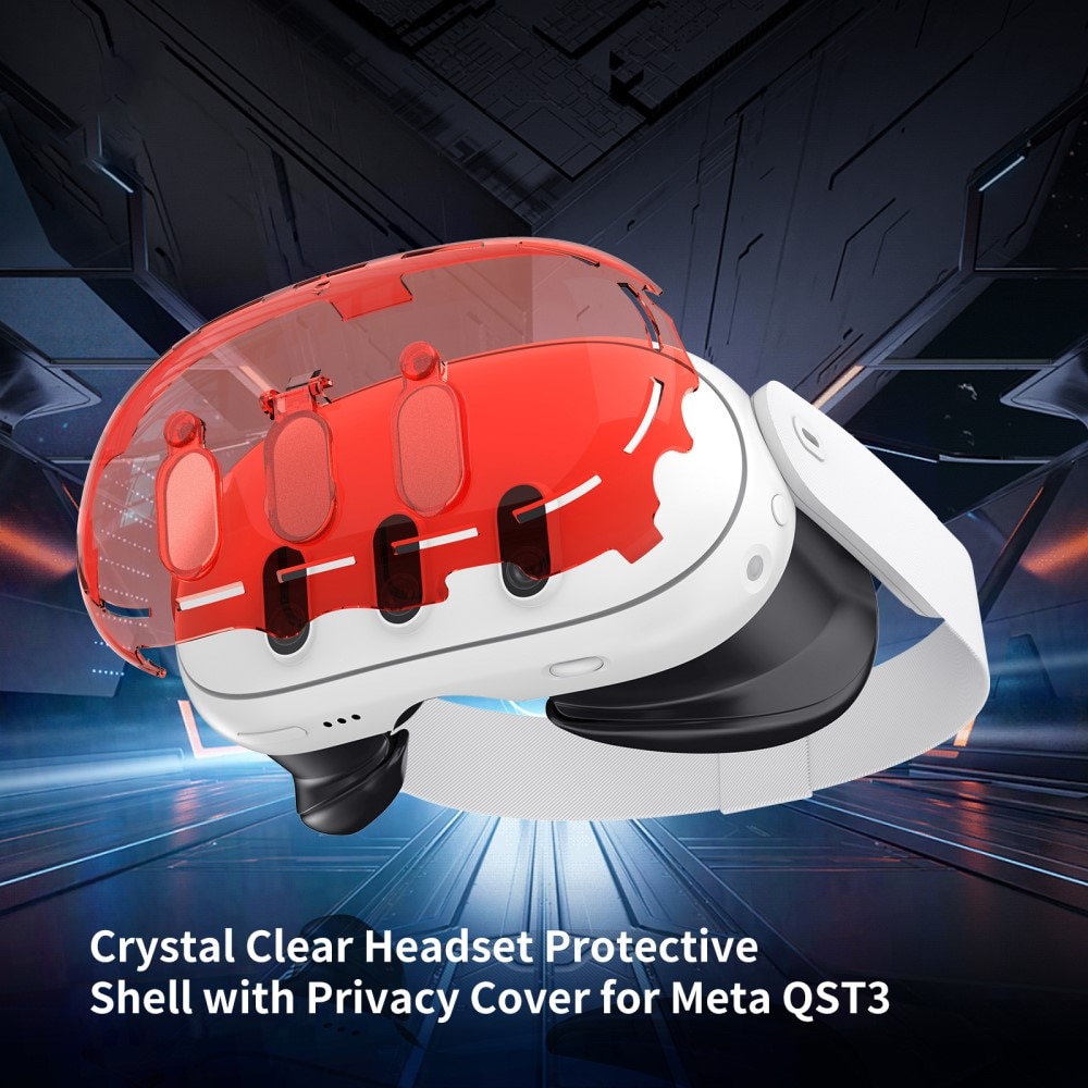 Meta Quest 3 VR Case Transparent